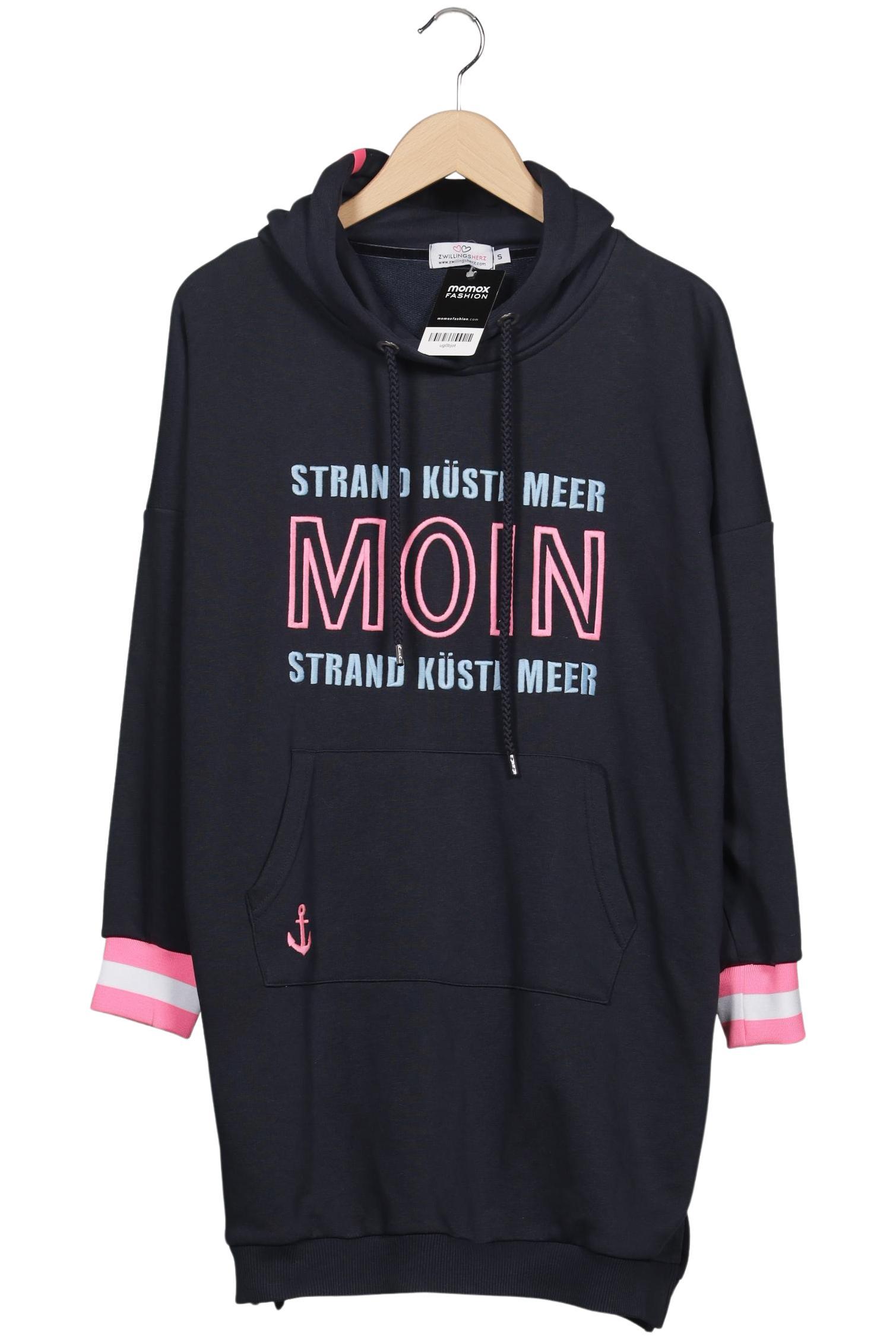 

Zwillingsherz Damen Kapuzenpullover, marineblau, Gr. 36