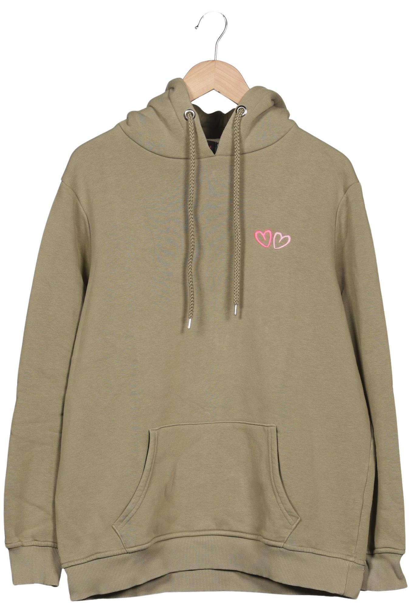 

Zwillingsherz Damen Kapuzenpullover, grün, Gr. 42