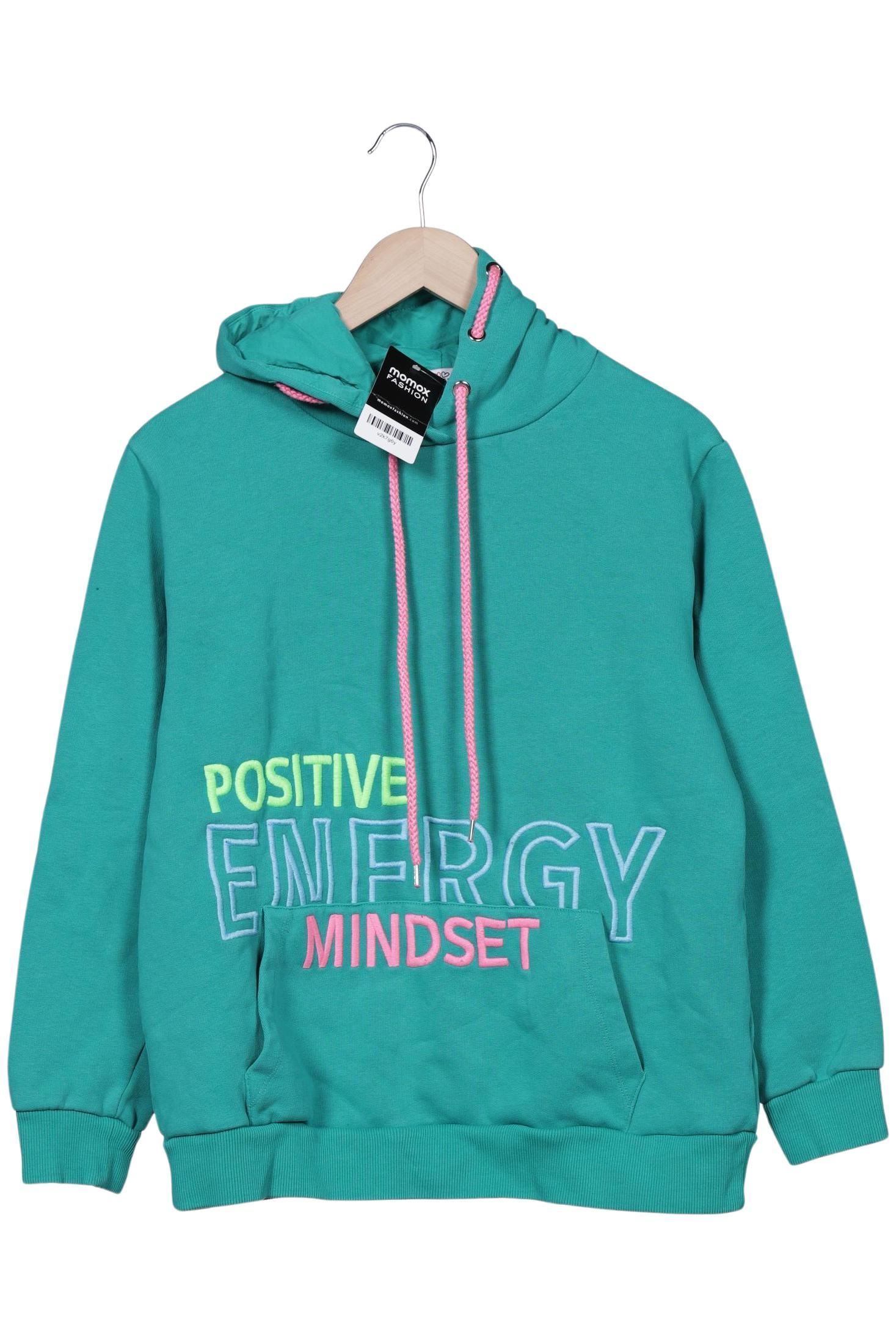 

Zwillingsherz Damen Kapuzenpullover, türkis, Gr. 36