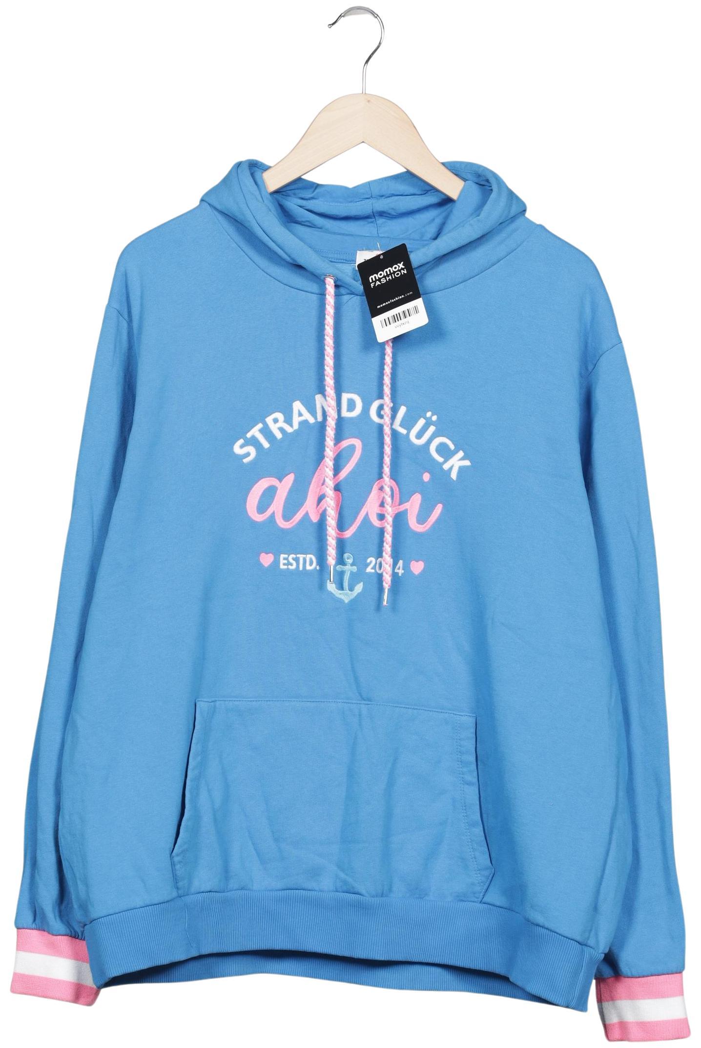 

Zwillingsherz Damen Kapuzenpullover, hellblau, Gr. 46