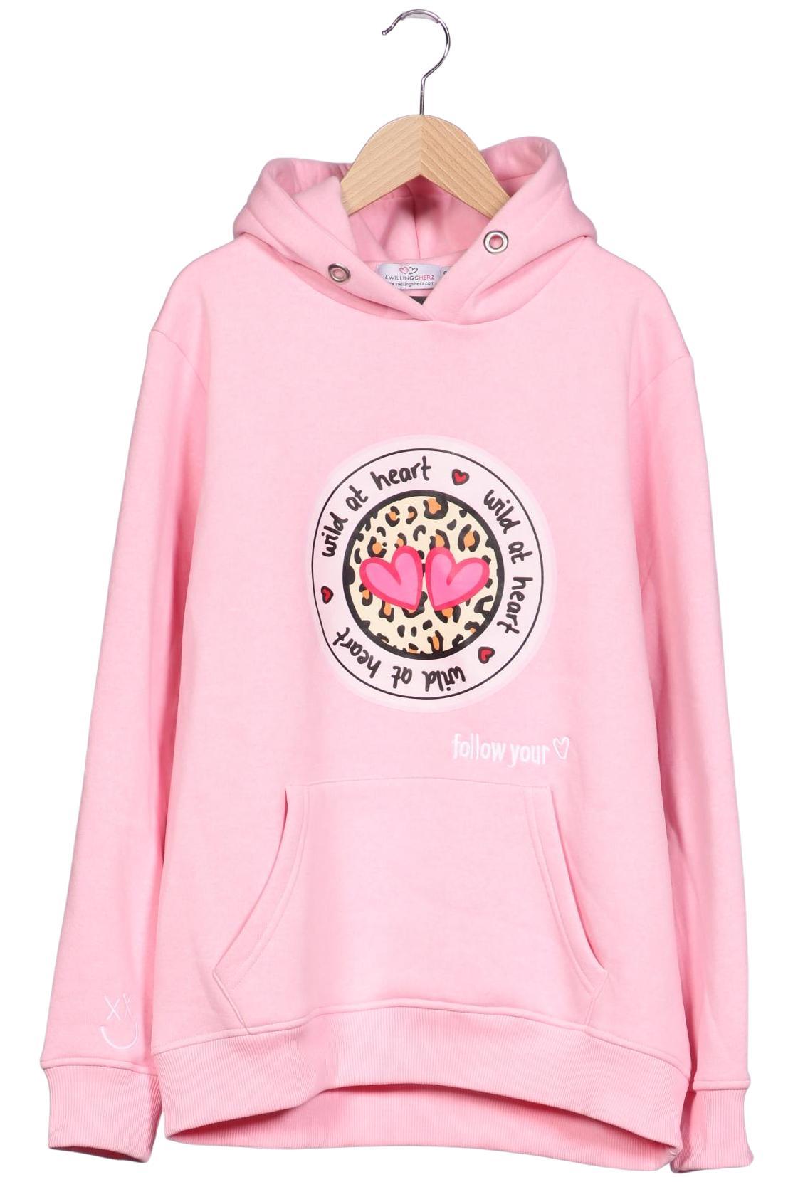 

Zwillingsherz Damen Kapuzenpullover, pink, Gr. 36