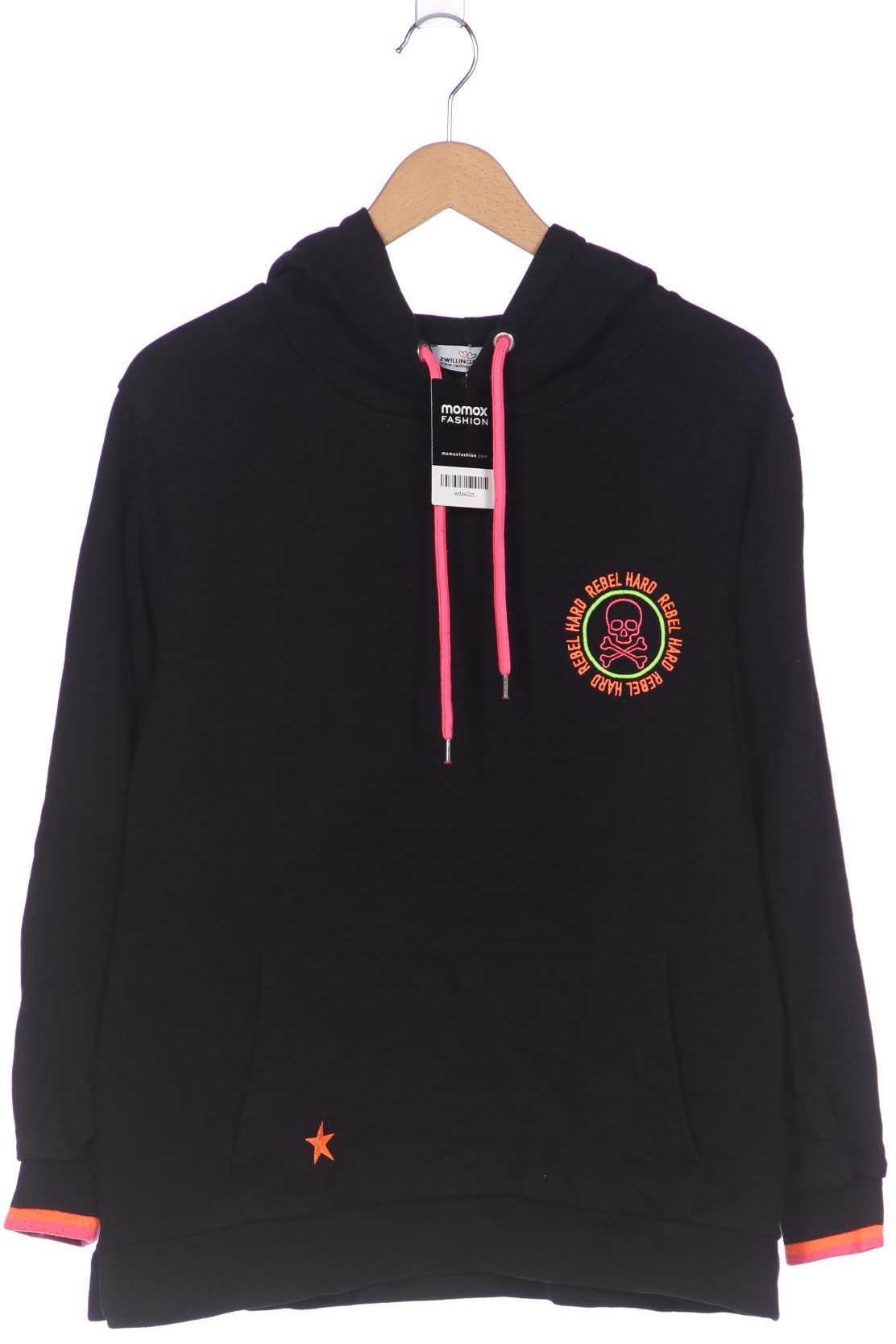 

Zwillingsherz Damen Kapuzenpullover, schwarz, Gr. 36