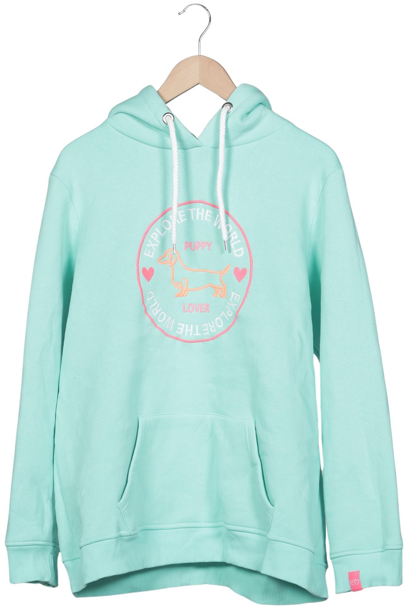 

Zwillingsherz Damen Kapuzenpullover, hellgrün, Gr. 46