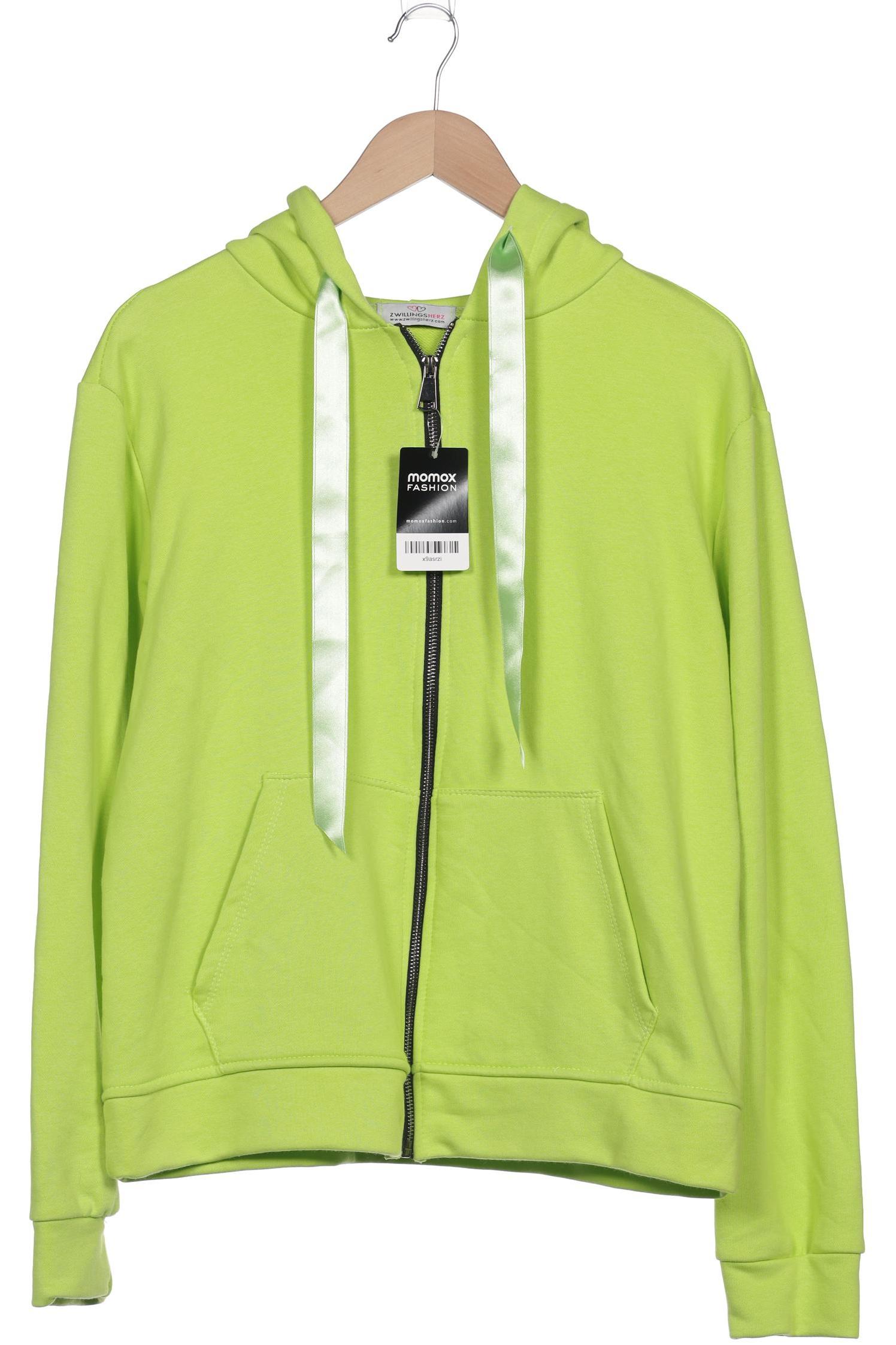 

Zwillingsherz Damen Kapuzenpullover, hellgrün, Gr. 42