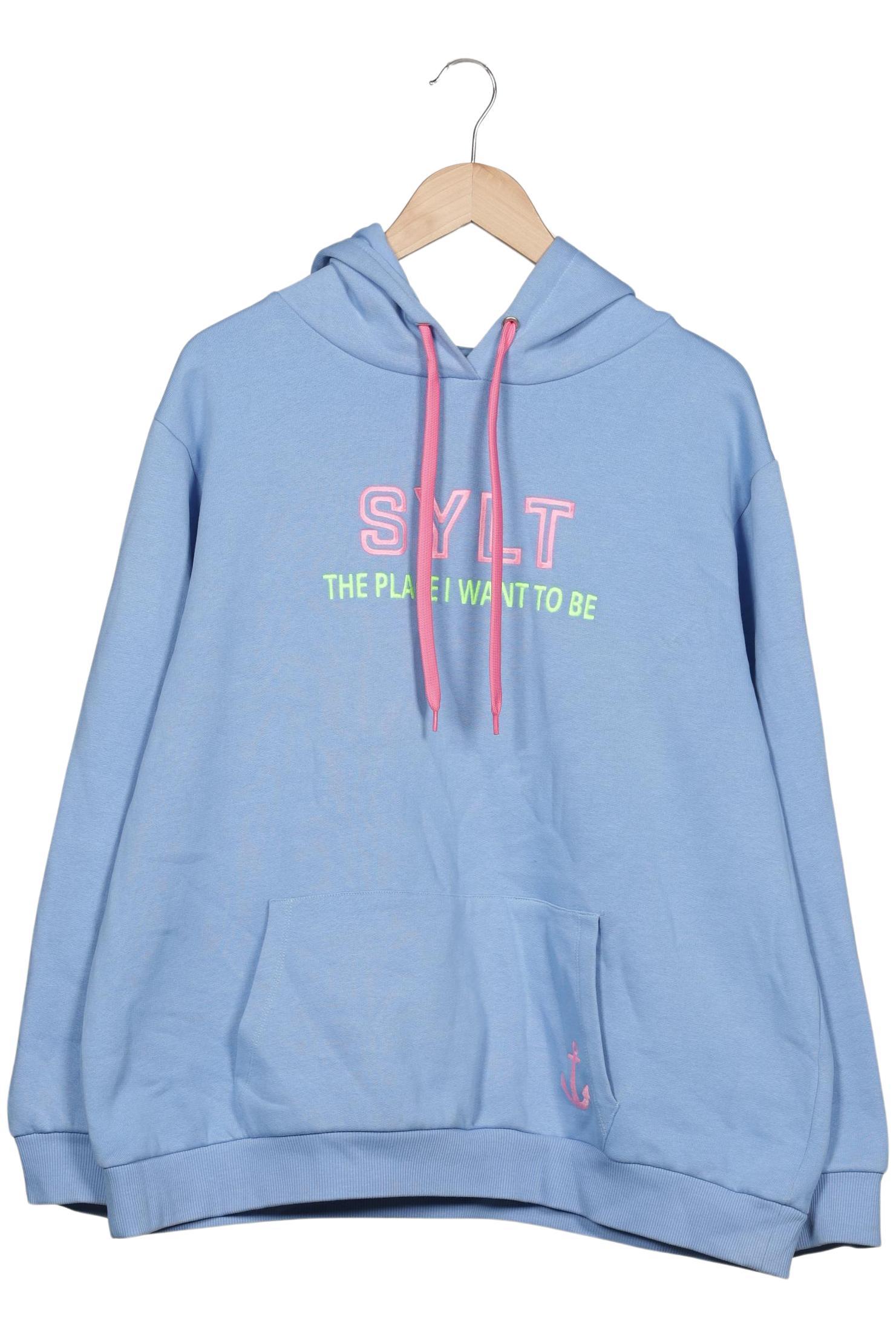 

Zwillingsherz Damen Kapuzenpullover, blau, Gr. 44