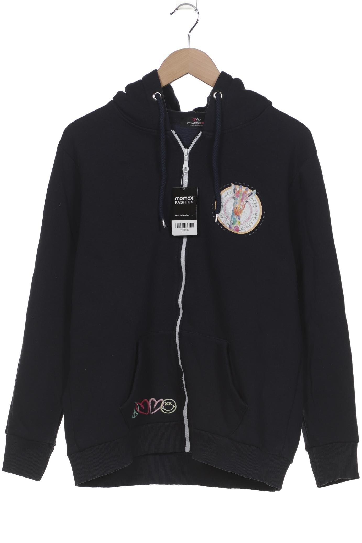 

Zwillingsherz Damen Kapuzenpullover, marineblau, Gr. 42
