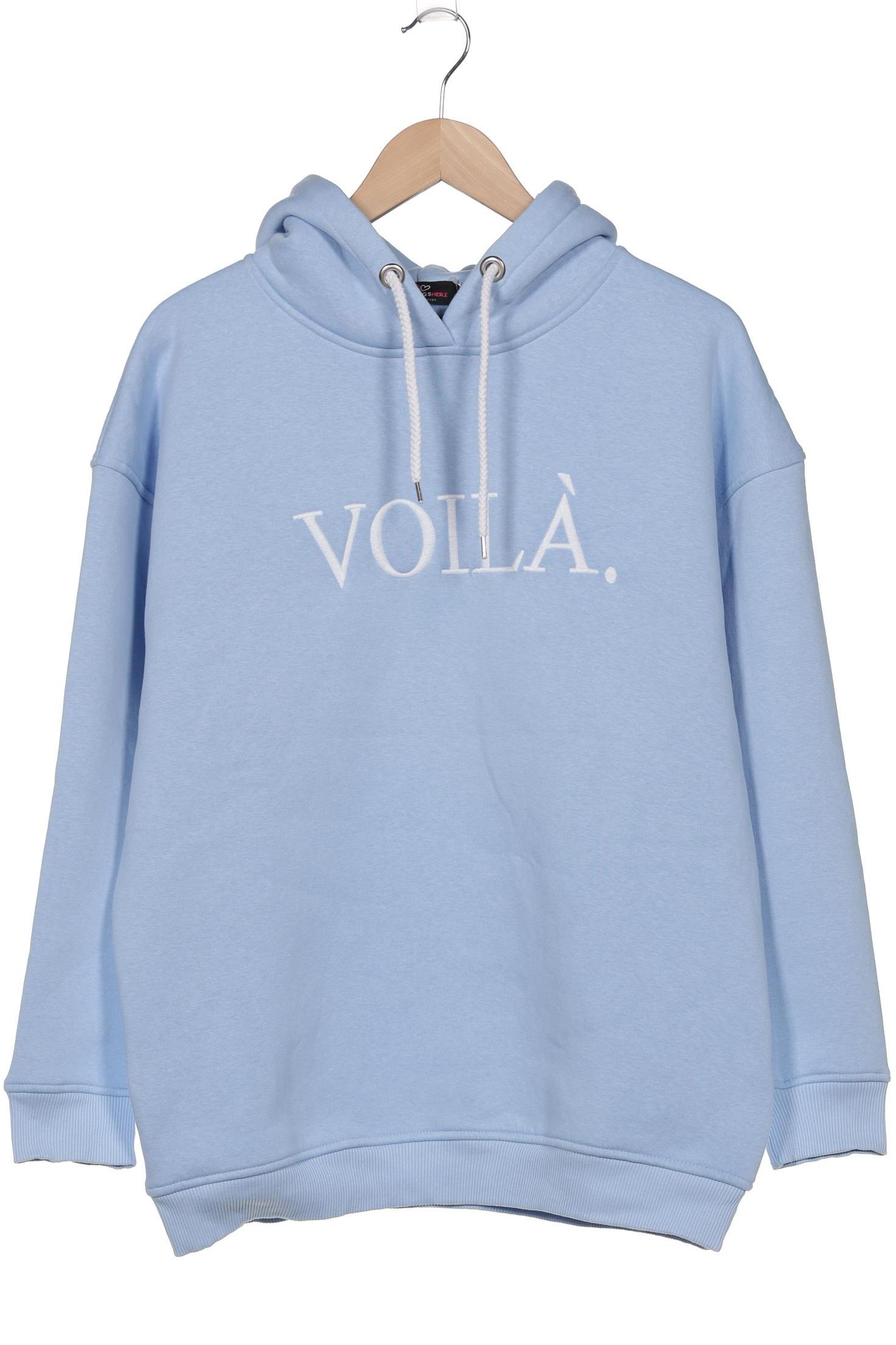

Zwillingsherz Damen Kapuzenpullover, hellblau, Gr. 42