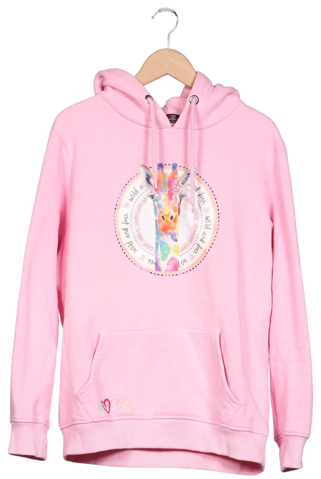 

Zwillingsherz Damen Kapuzenpullover, pink, Gr. 42