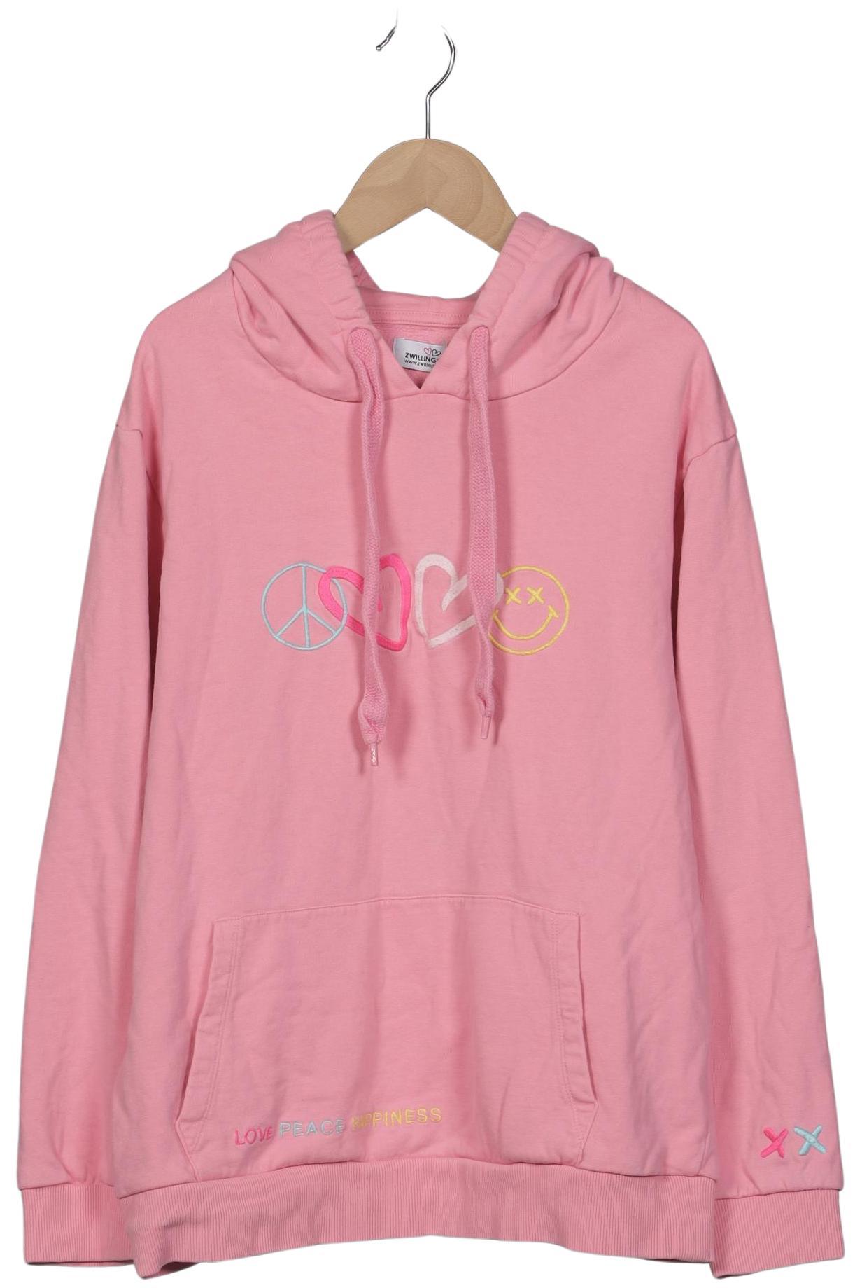 

Zwillingsherz Damen Kapuzenpullover, pink, Gr. 36