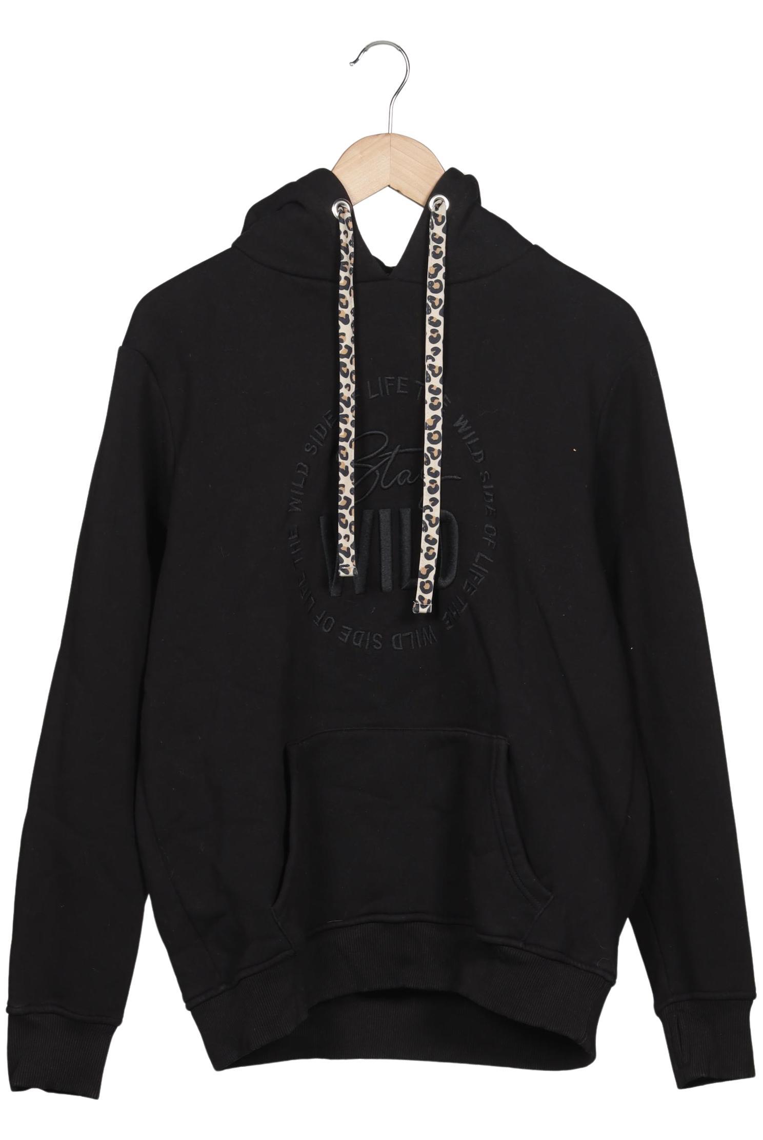 

Zwillingsherz Damen Kapuzenpullover, schwarz, Gr. 42