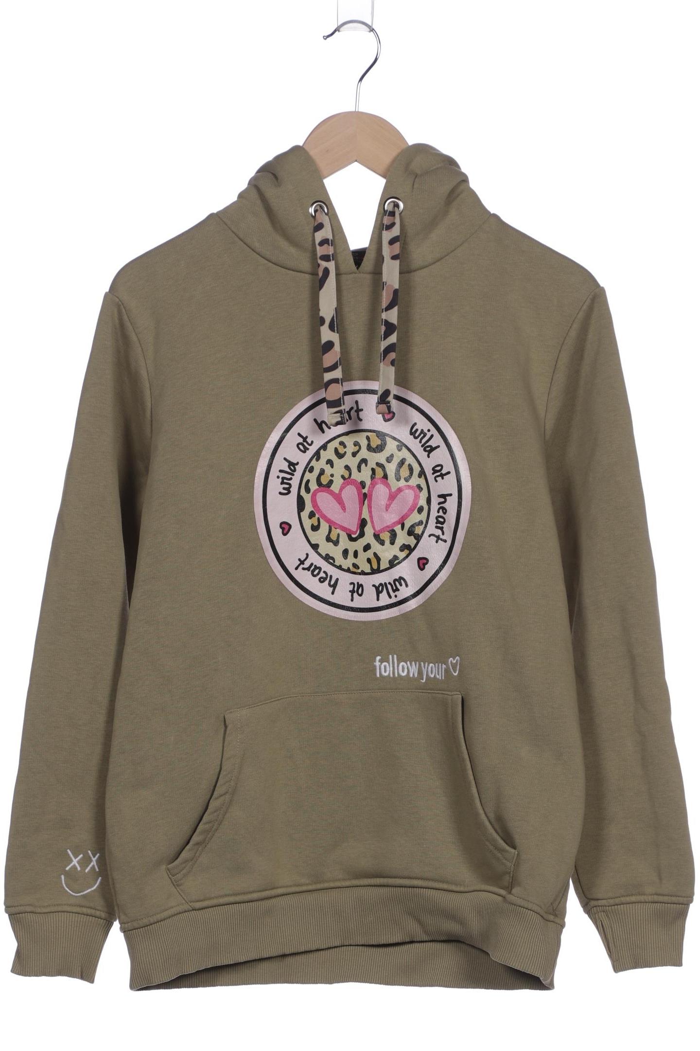 

Zwillingsherz Damen Kapuzenpullover, hellgrün, Gr. 36