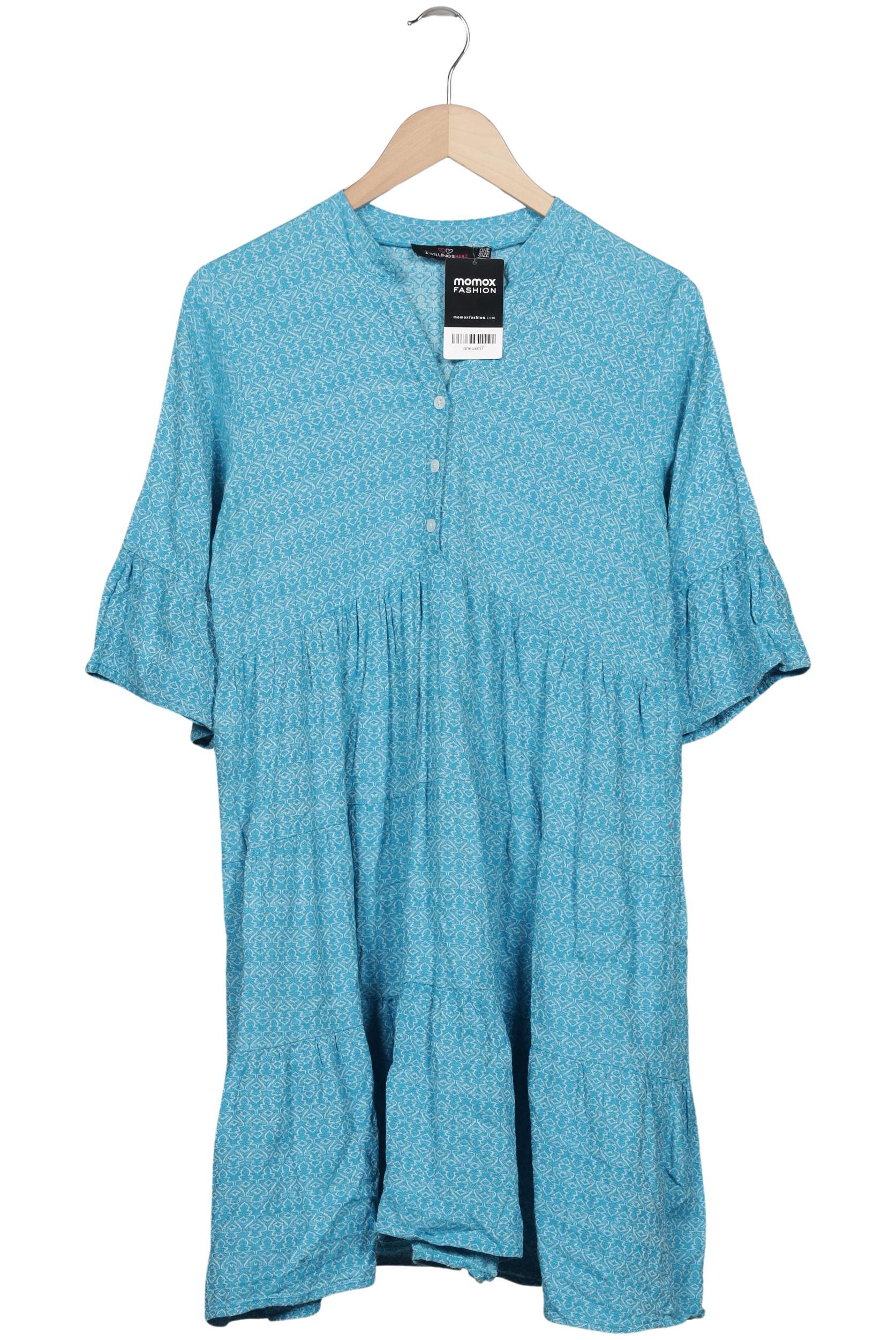 

Zwillingsherz Damen Kleid, blau, Gr. uni