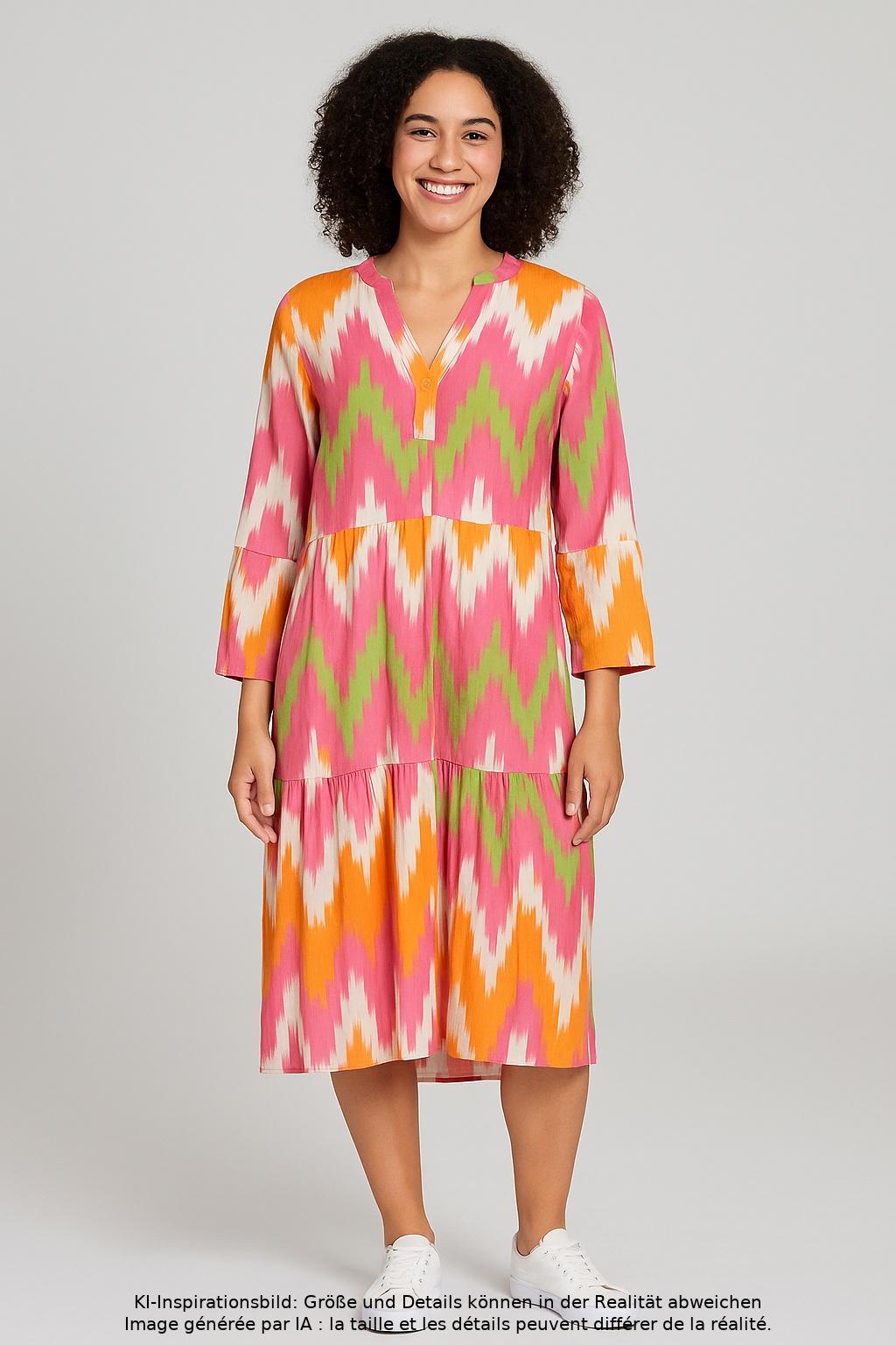 

Zwillingsherz Damen Kleid, mehrfarbig, Gr. 38