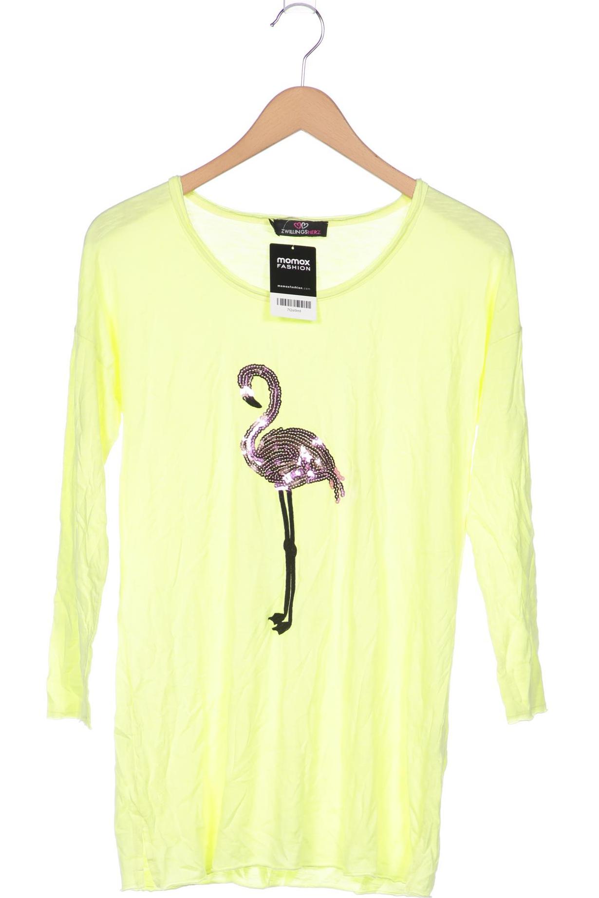 

Zwillingsherz Damen Langarmshirt, neon, Gr. 42