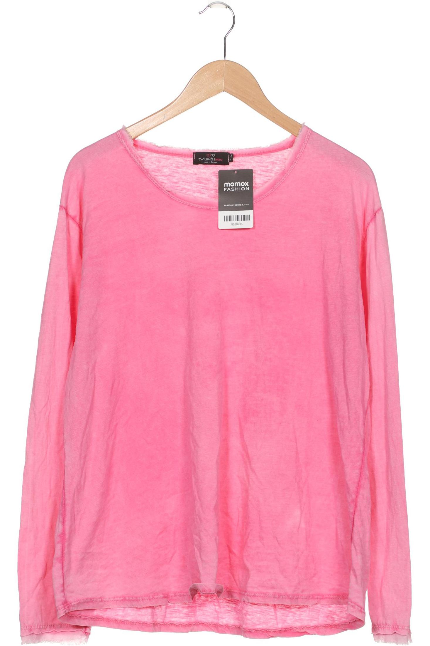 

Zwillingsherz Damen Langarmshirt, pink, Gr. 46