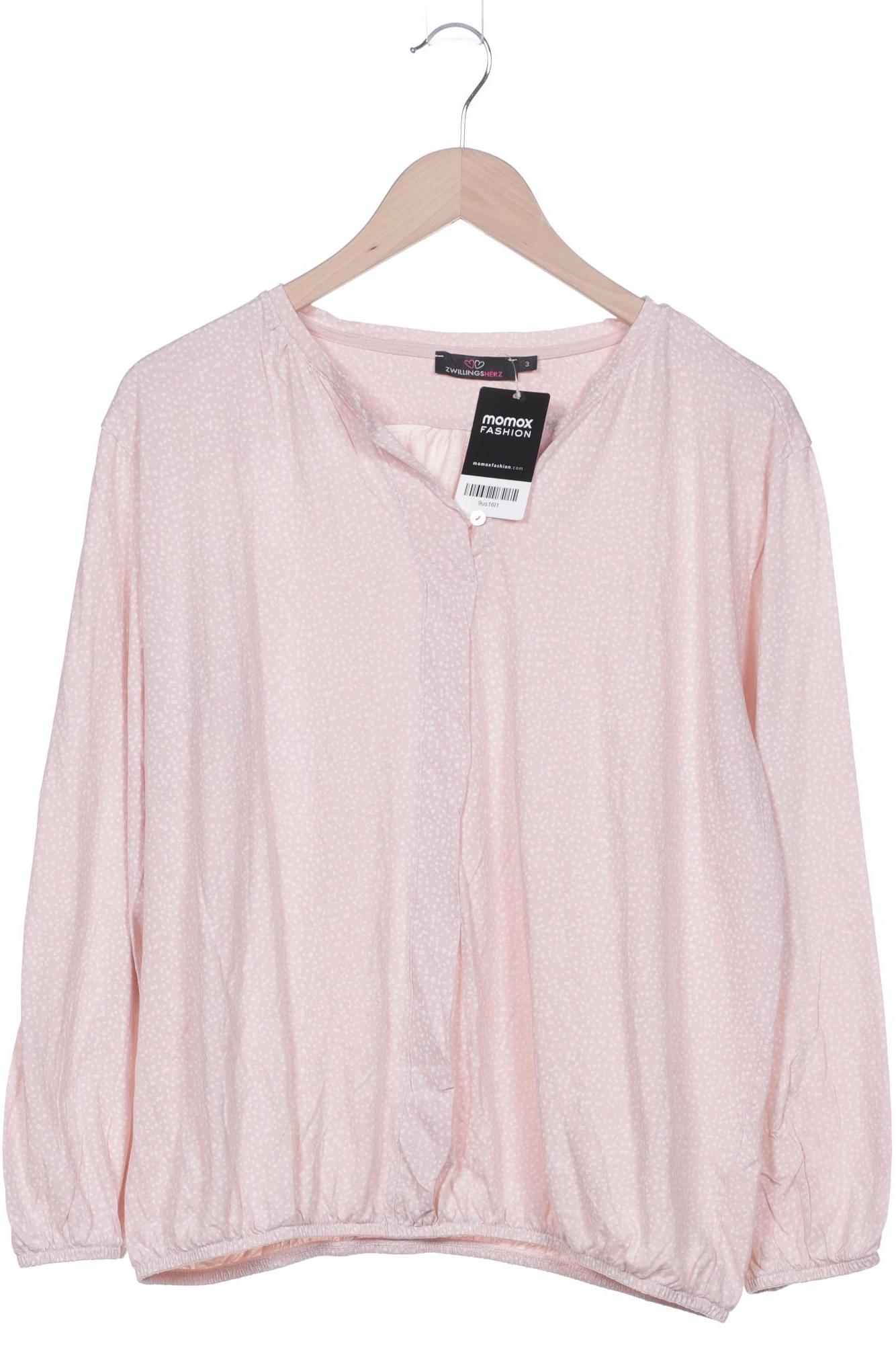 

Zwillingsherz Damen Langarmshirt, pink