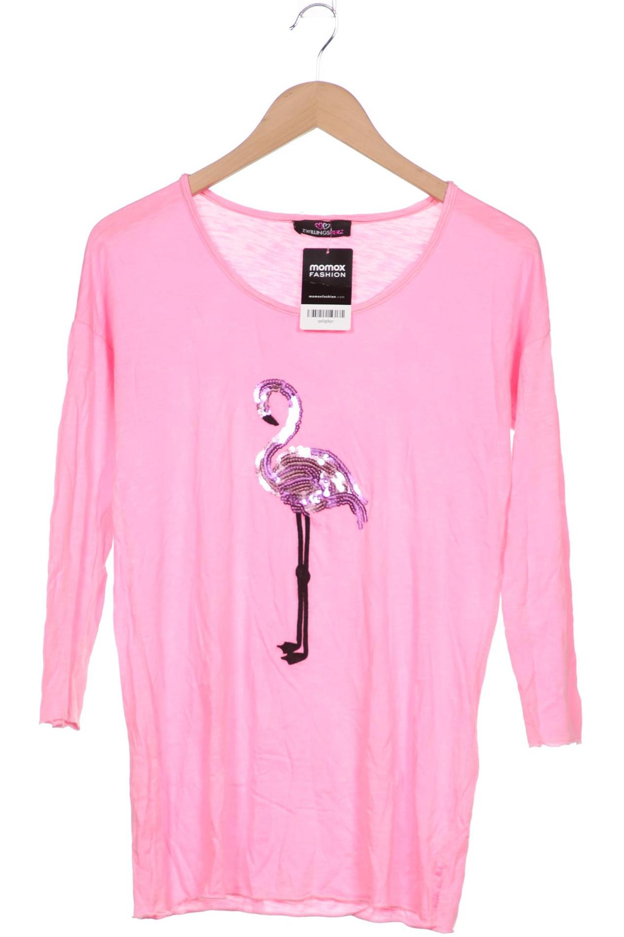 

Zwillingsherz Damen Langarmshirt, pink, Gr. 38