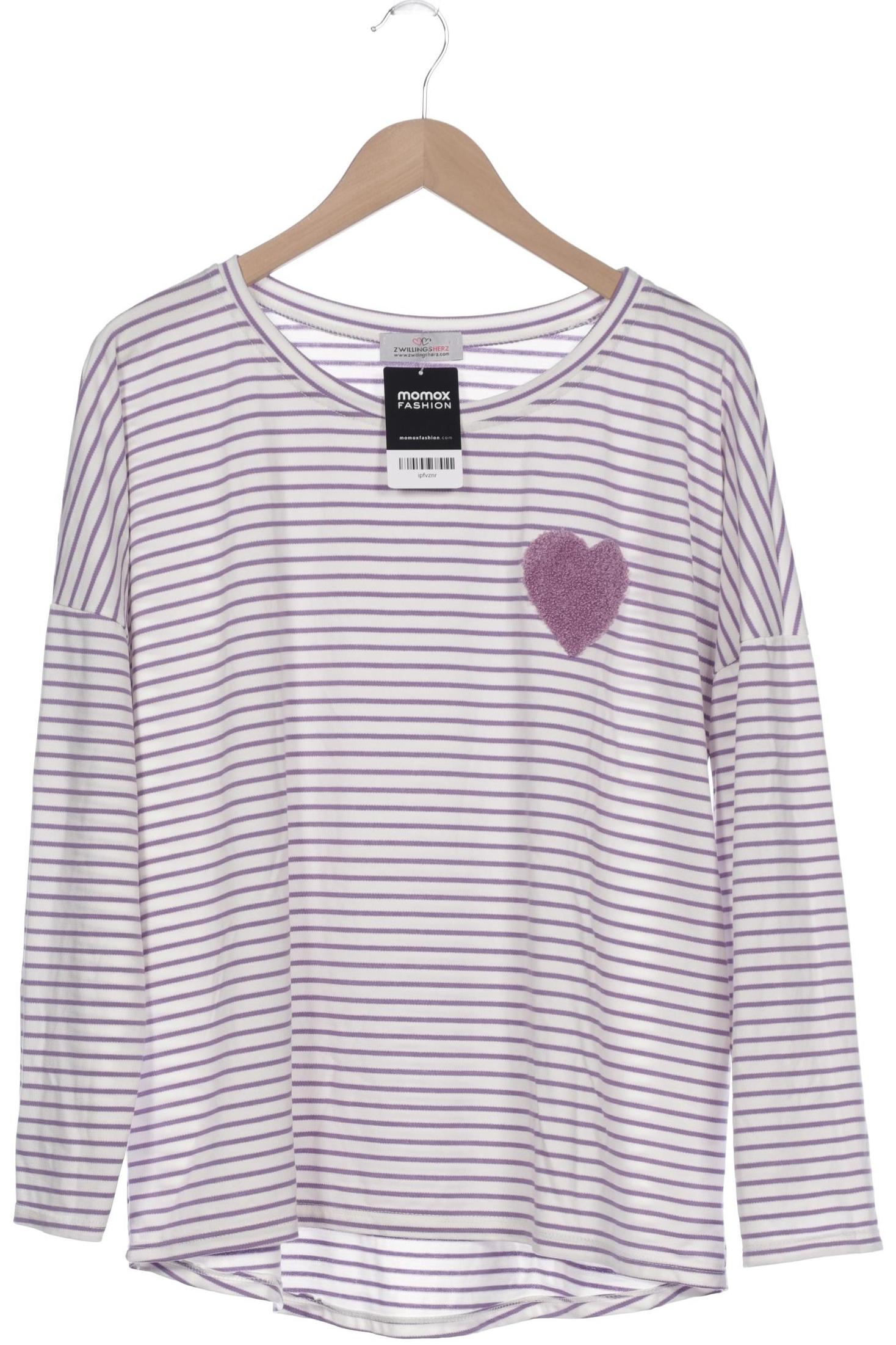 

Zwillingsherz Damen Langarmshirt, weiß, Gr. 44