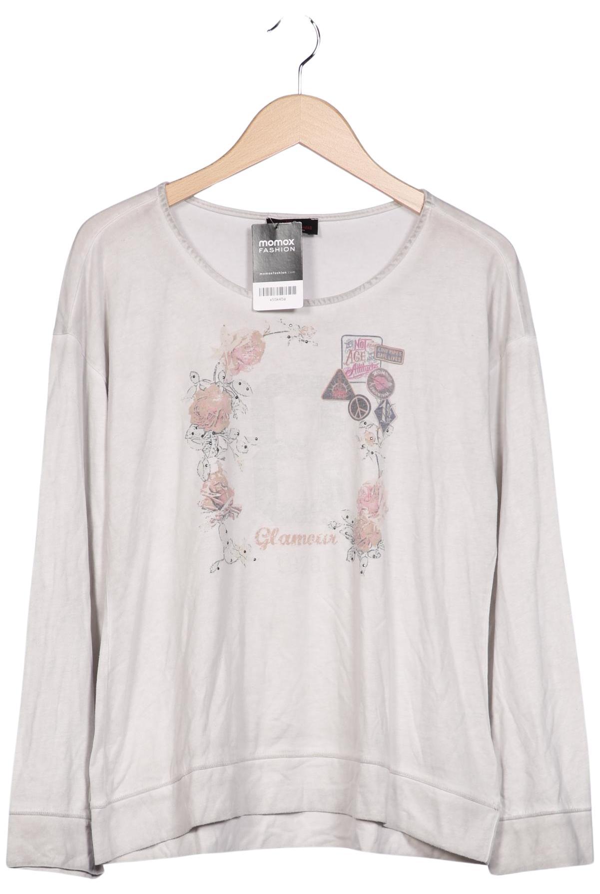 

Zwillingsherz Damen Langarmshirt, grau, Gr. 38