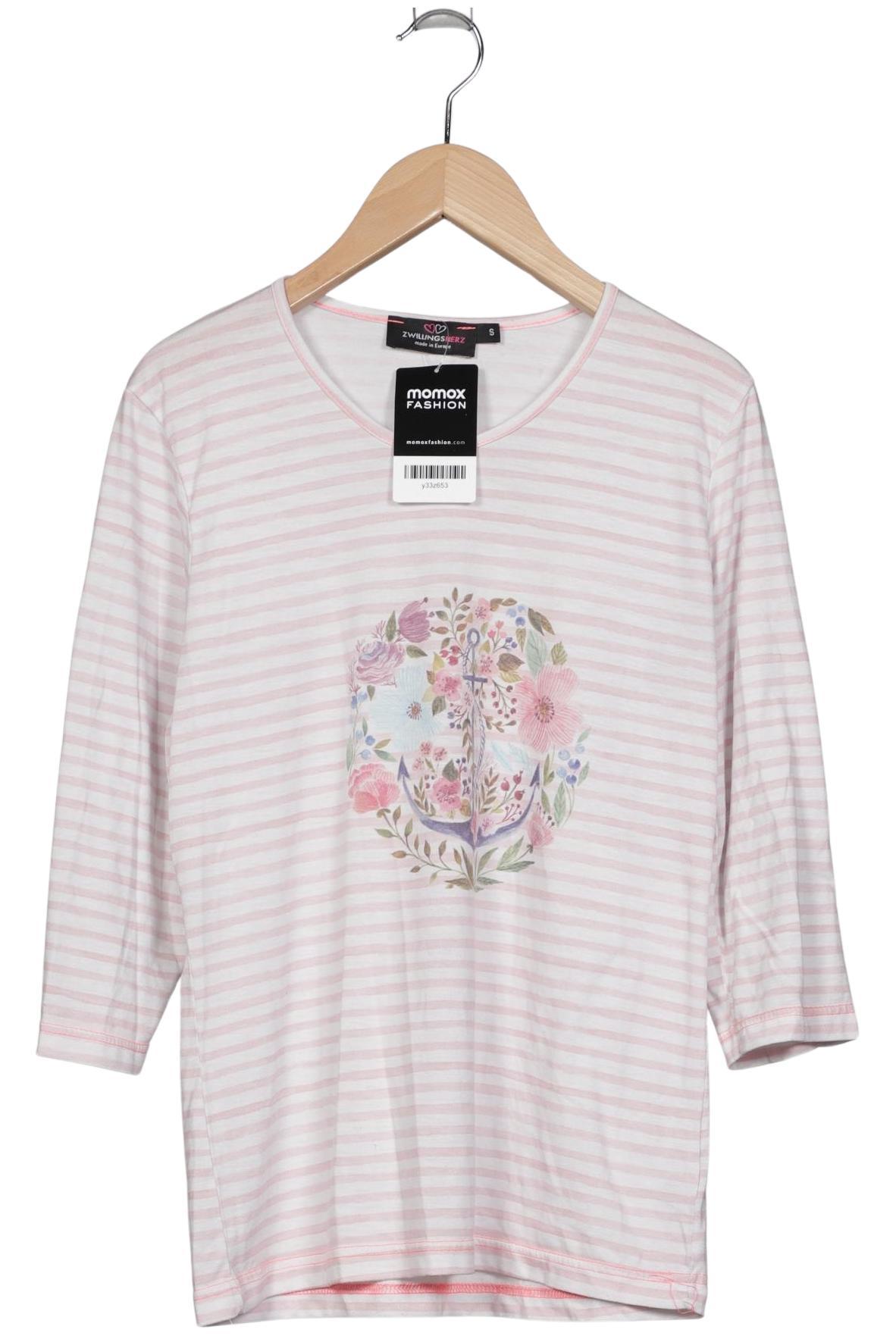 

Zwillingsherz Damen Langarmshirt, weiß, Gr. 36