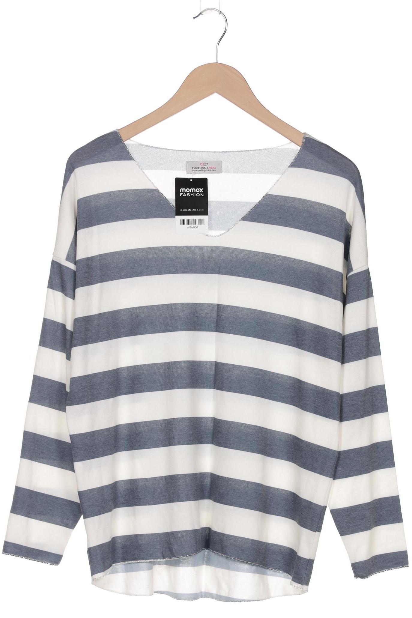 

Zwillingsherz Damen Langarmshirt, grau, Gr. 46