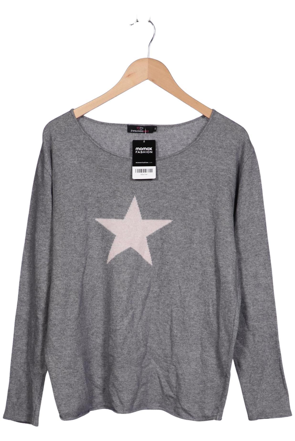 

Zwillingsherz Damen Pullover, grau, Gr. 42