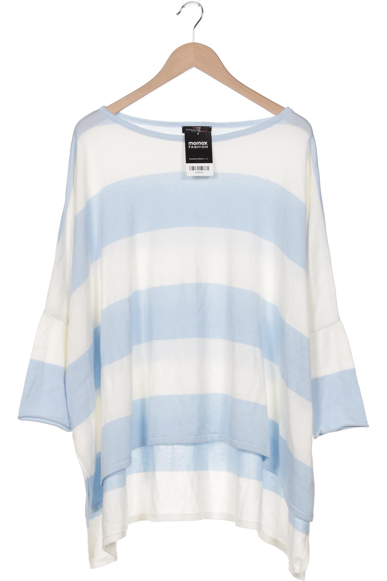 

Zwillingsherz Damen Pullover, hellblau, Gr. uni