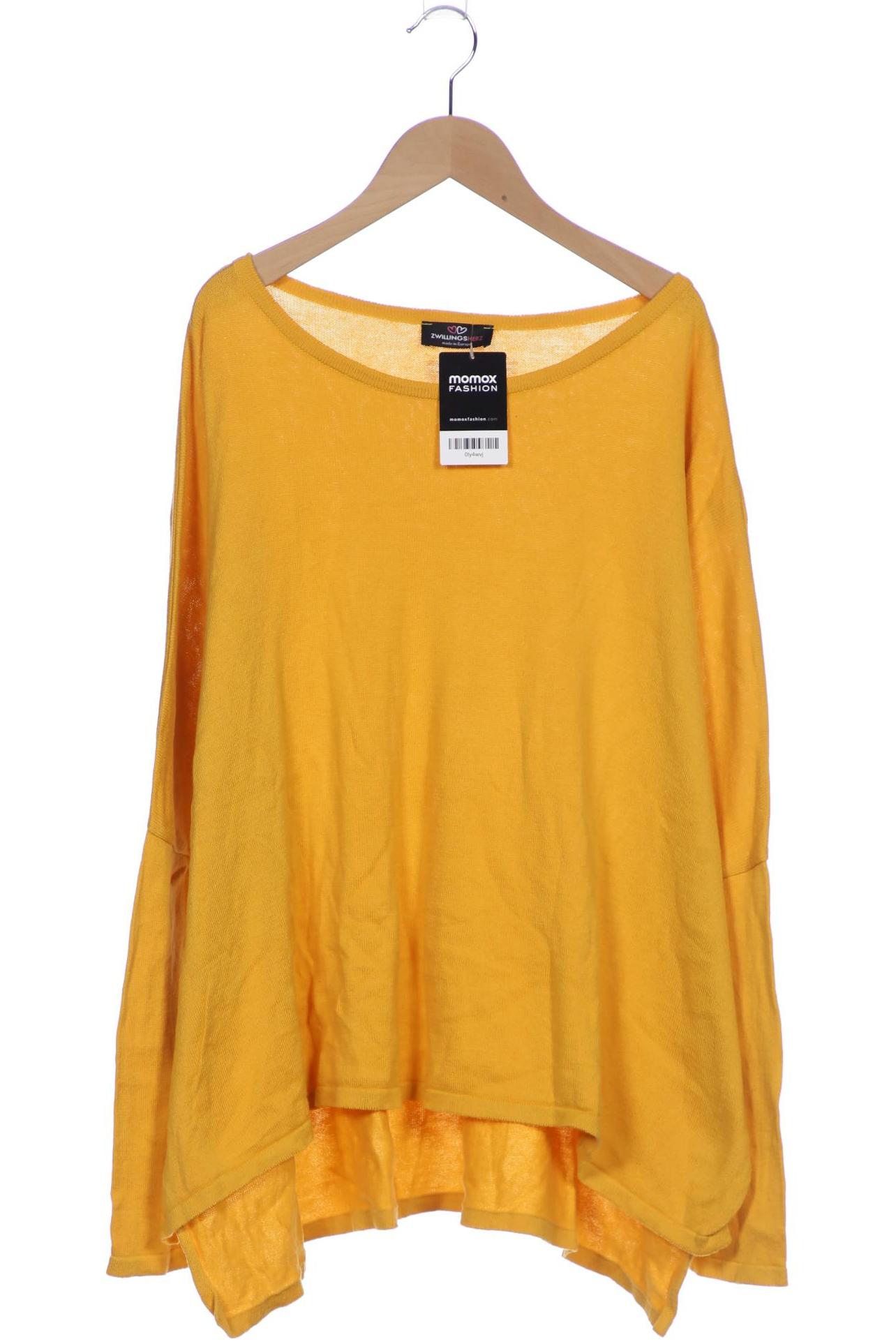 

Zwillingsherz Damen Pullover, gelb, Gr. 38