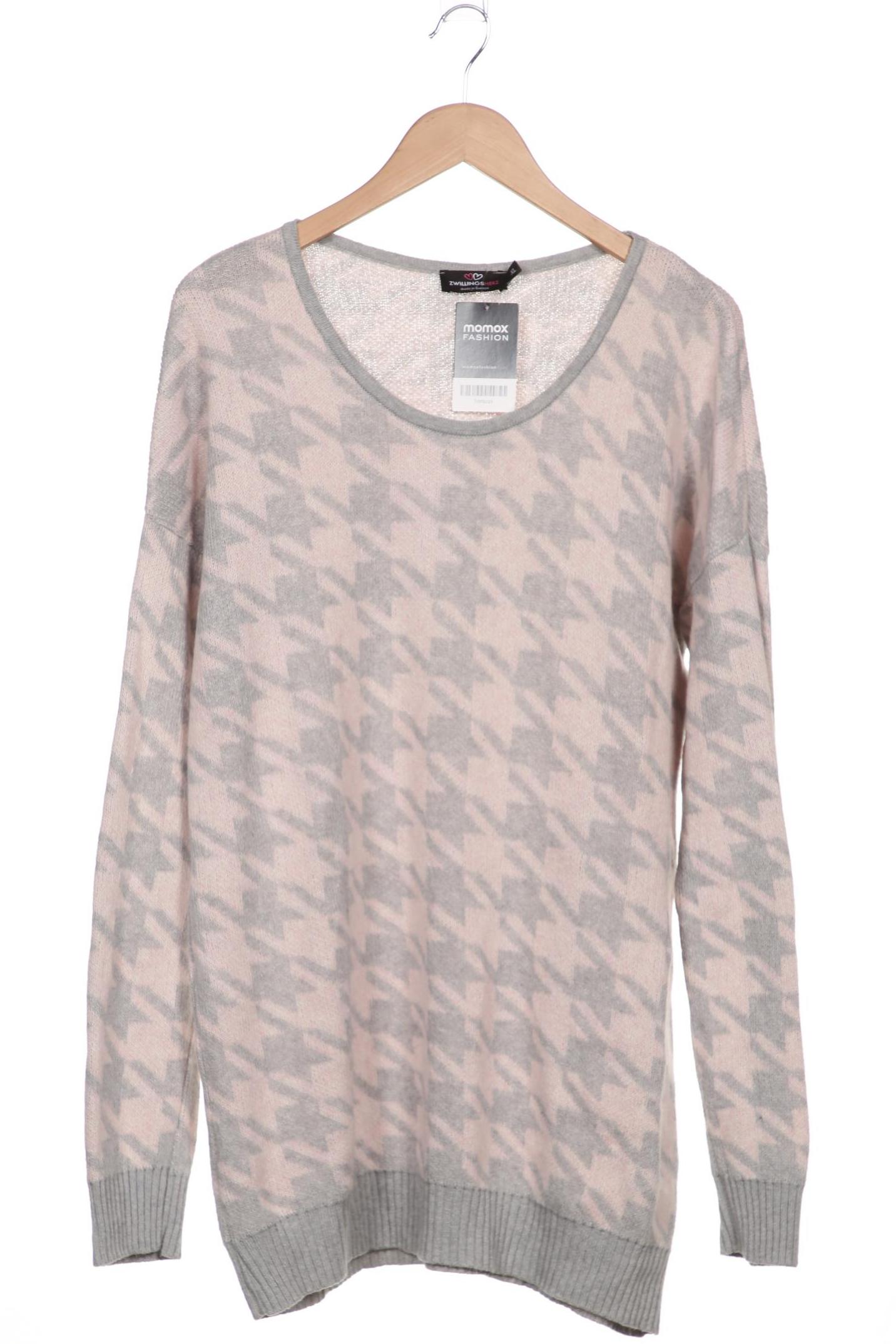

Zwillingsherz Damen Pullover, grau