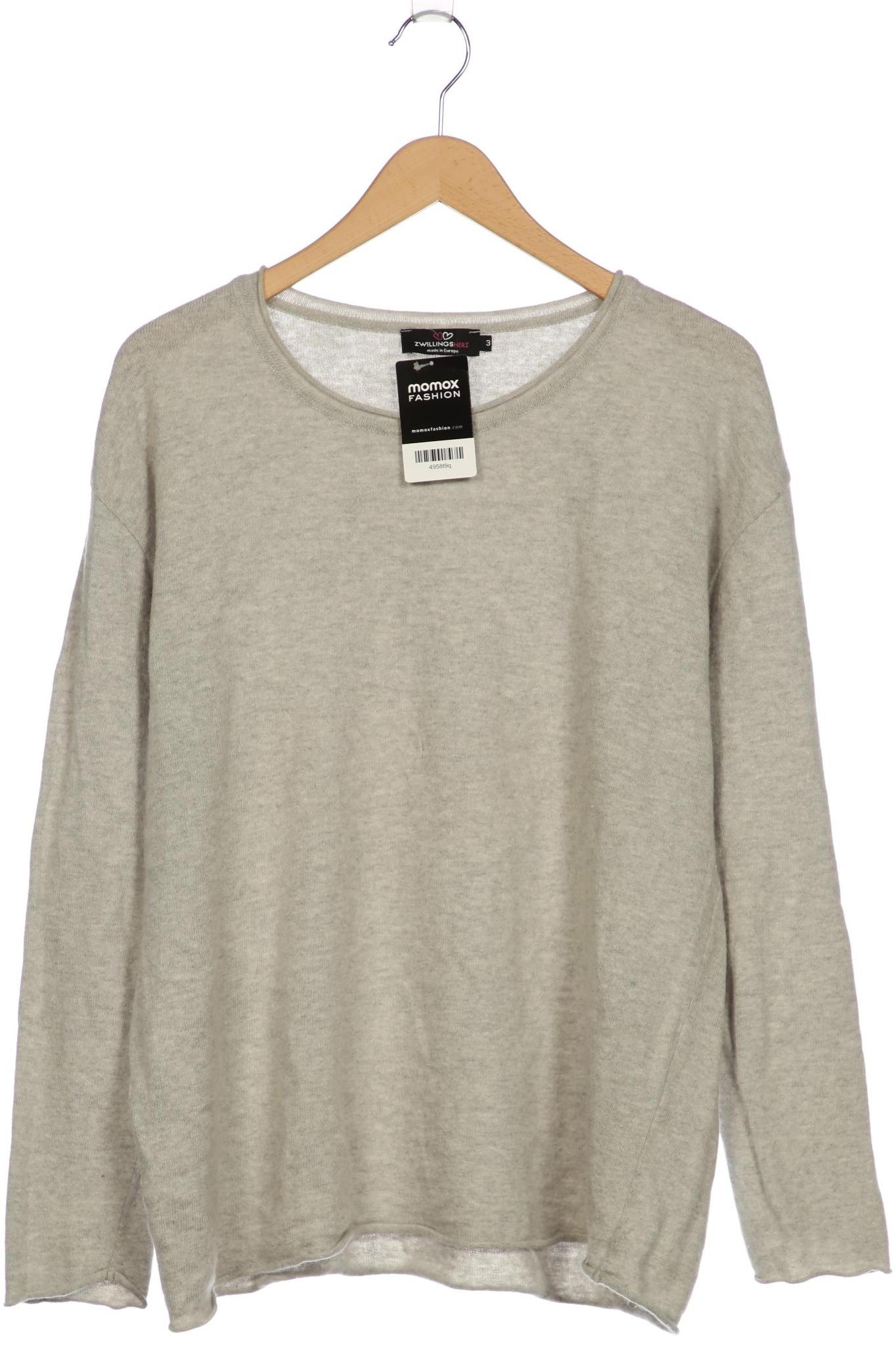 

Zwillingsherz Damen Pullover, grau, Gr. 48