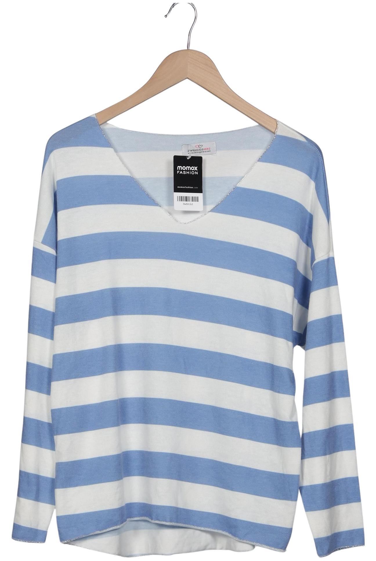 

Zwillingsherz Damen Pullover, blau, Gr. 44