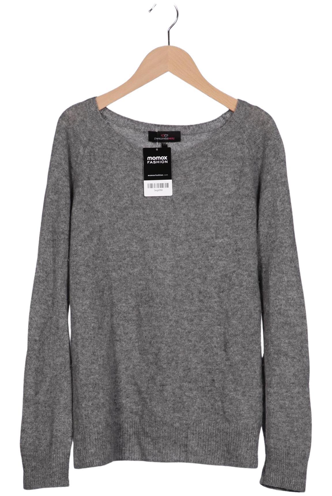 

Zwillingsherz Damen Pullover, grau, Gr. 38