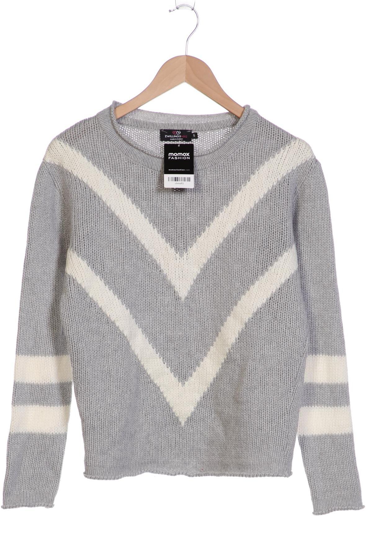

Zwillingsherz Damen Pullover, grau, Gr. 36