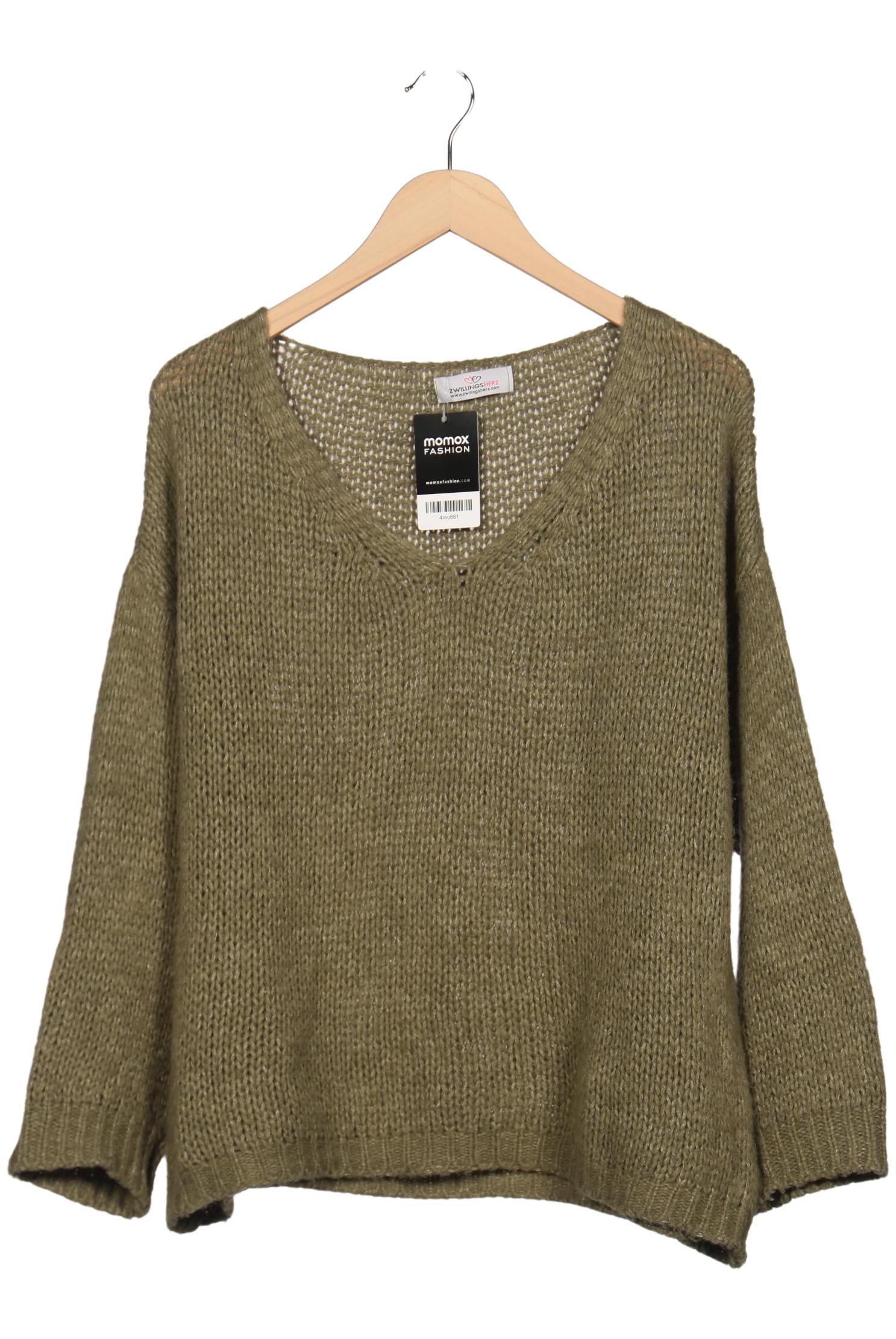 

Zwillingsherz Damen Pullover, grün, Gr. 42