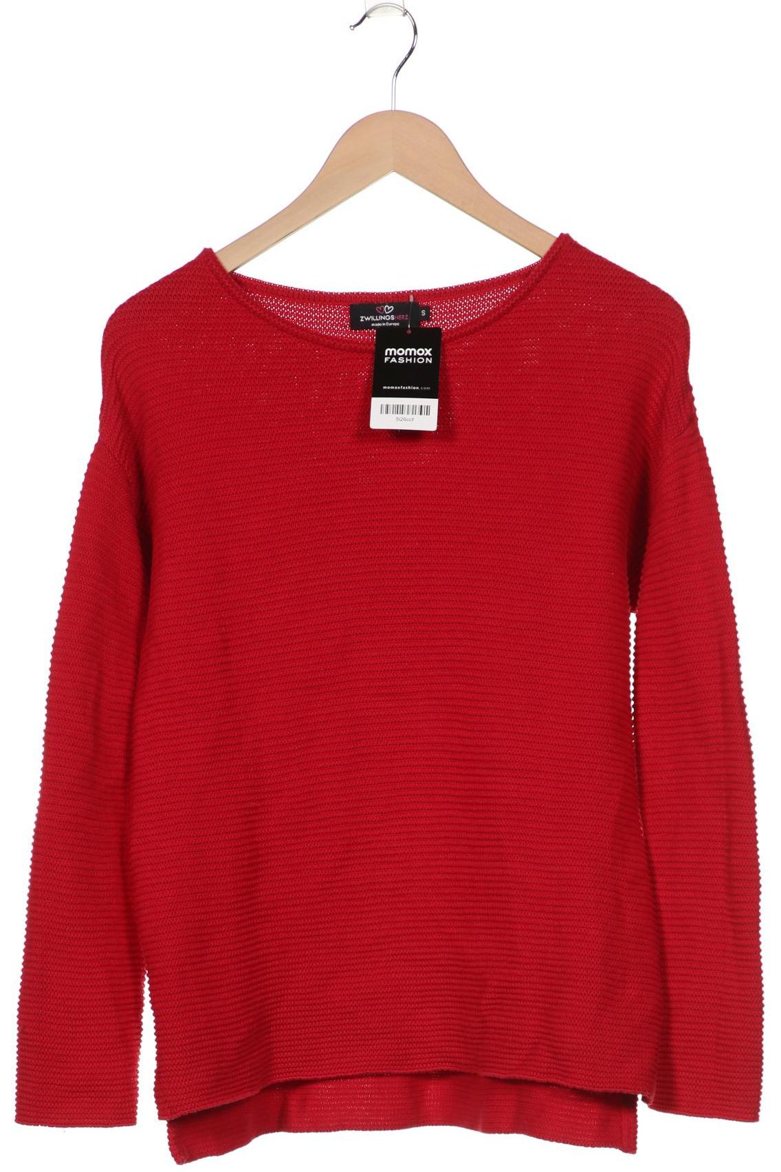 

Zwillingsherz Damen Pullover, rot