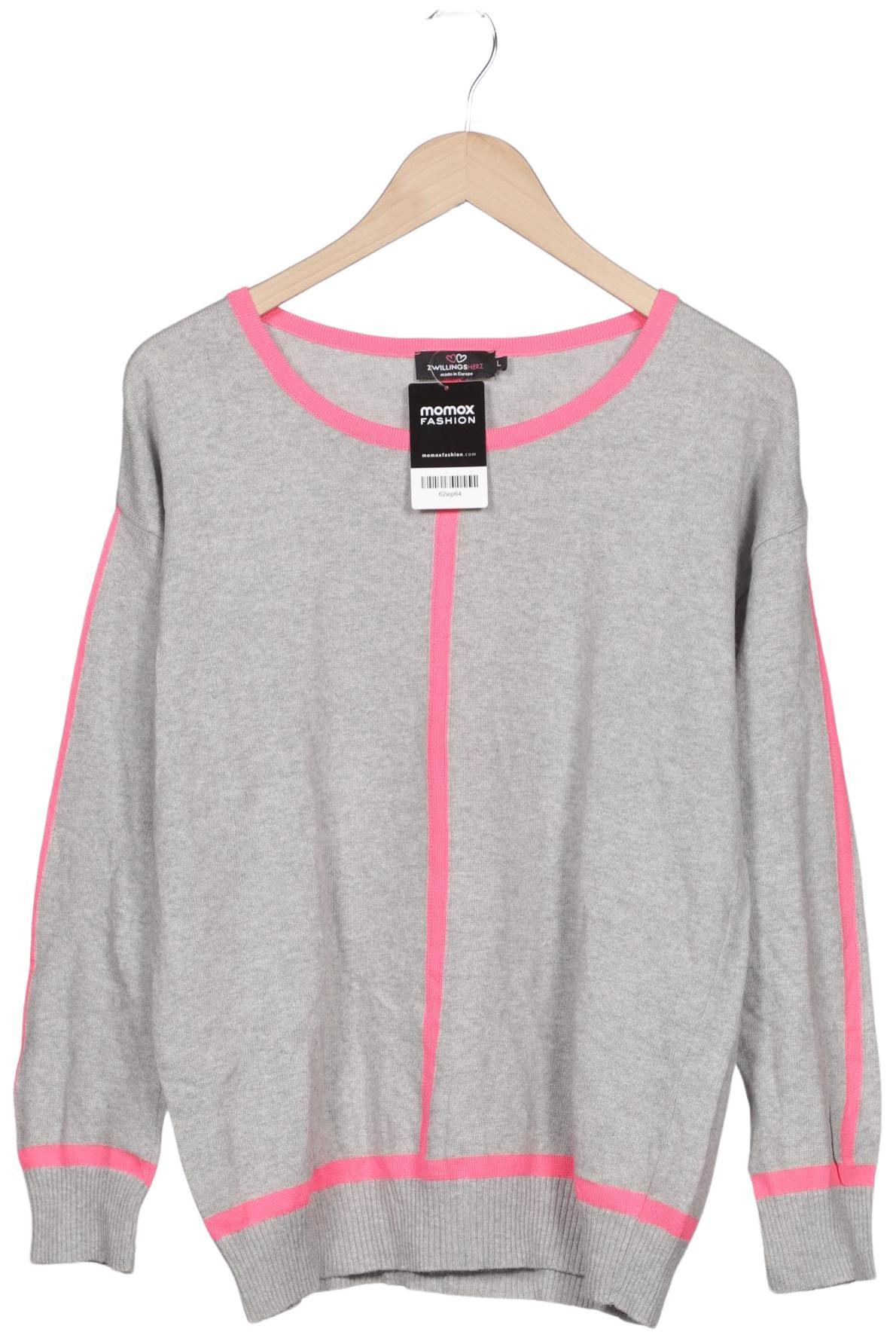 

Zwillingsherz Damen Pullover, grau, Gr. 42
