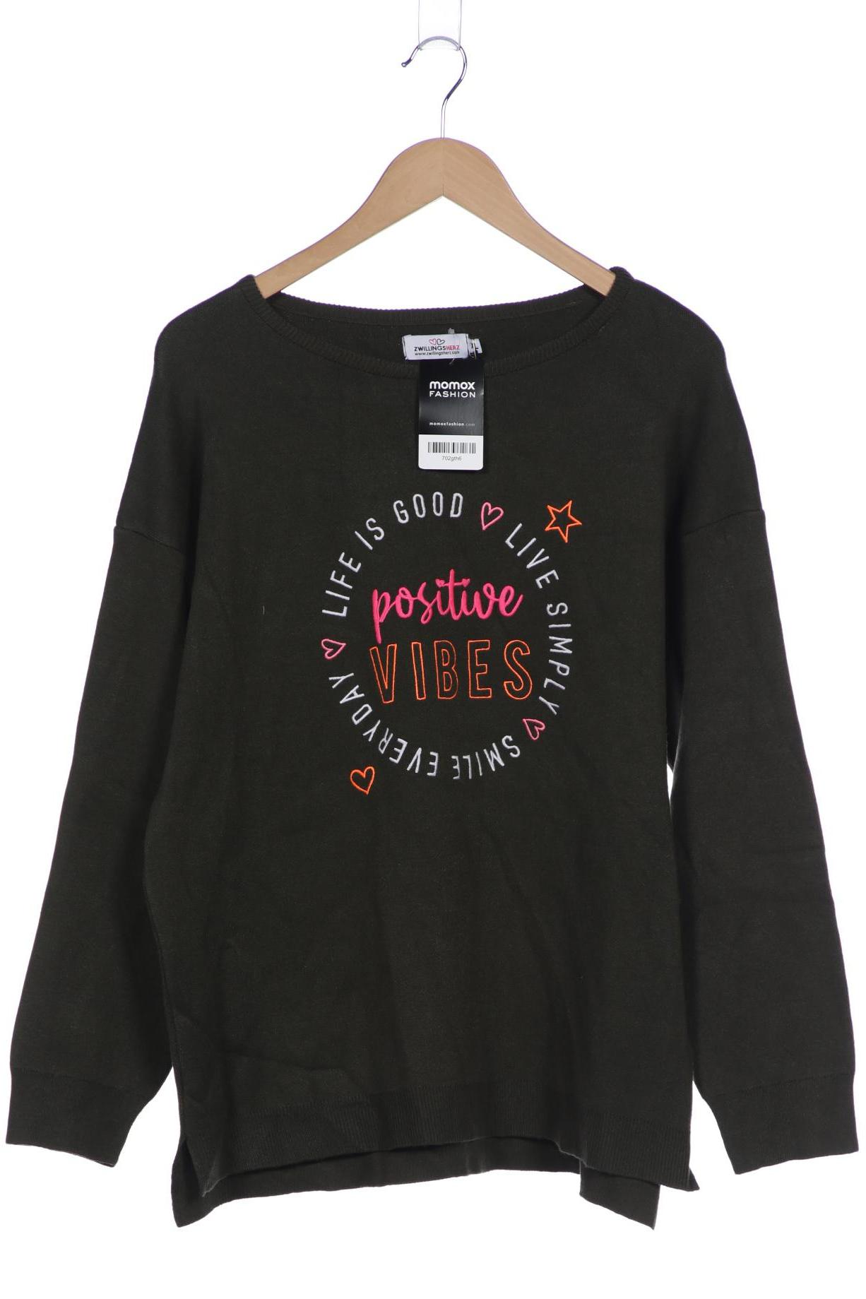 

Zwillingsherz Damen Pullover, grün, Gr. 44