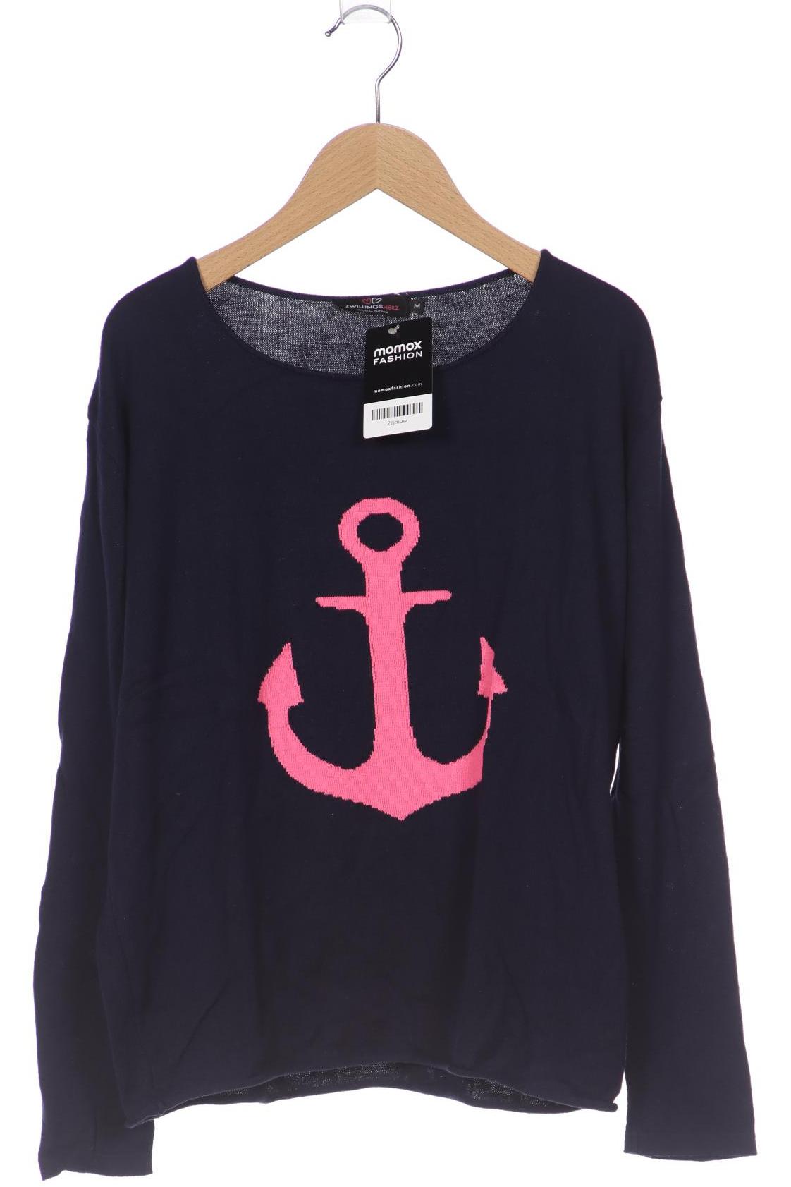 

Zwillingsherz Damen Pullover, marineblau, Gr. 38