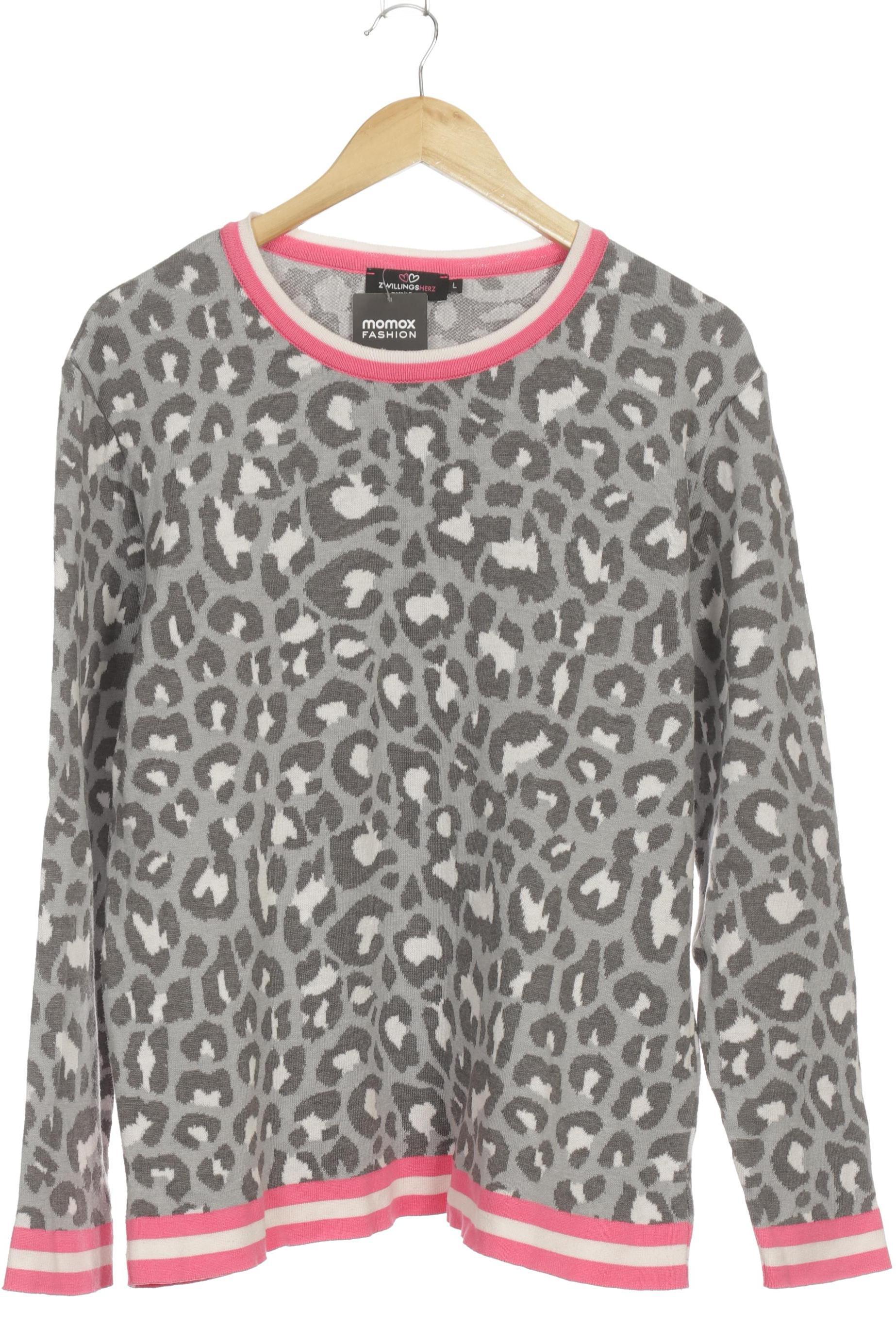 

Zwillingsherz Damen Pullover, grau, Gr.