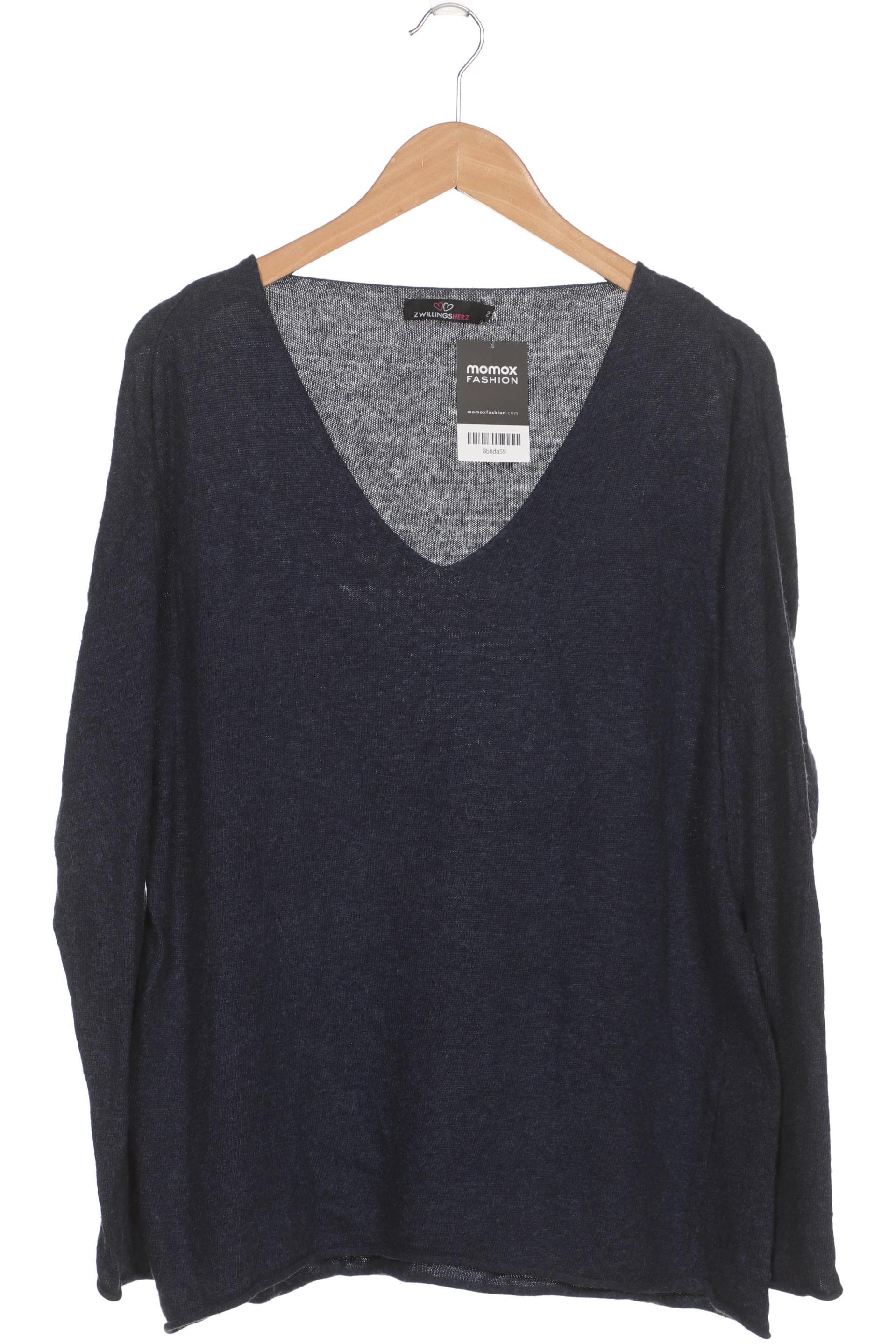 

Zwillingsherz Damen Pullover, blau, Gr. 46