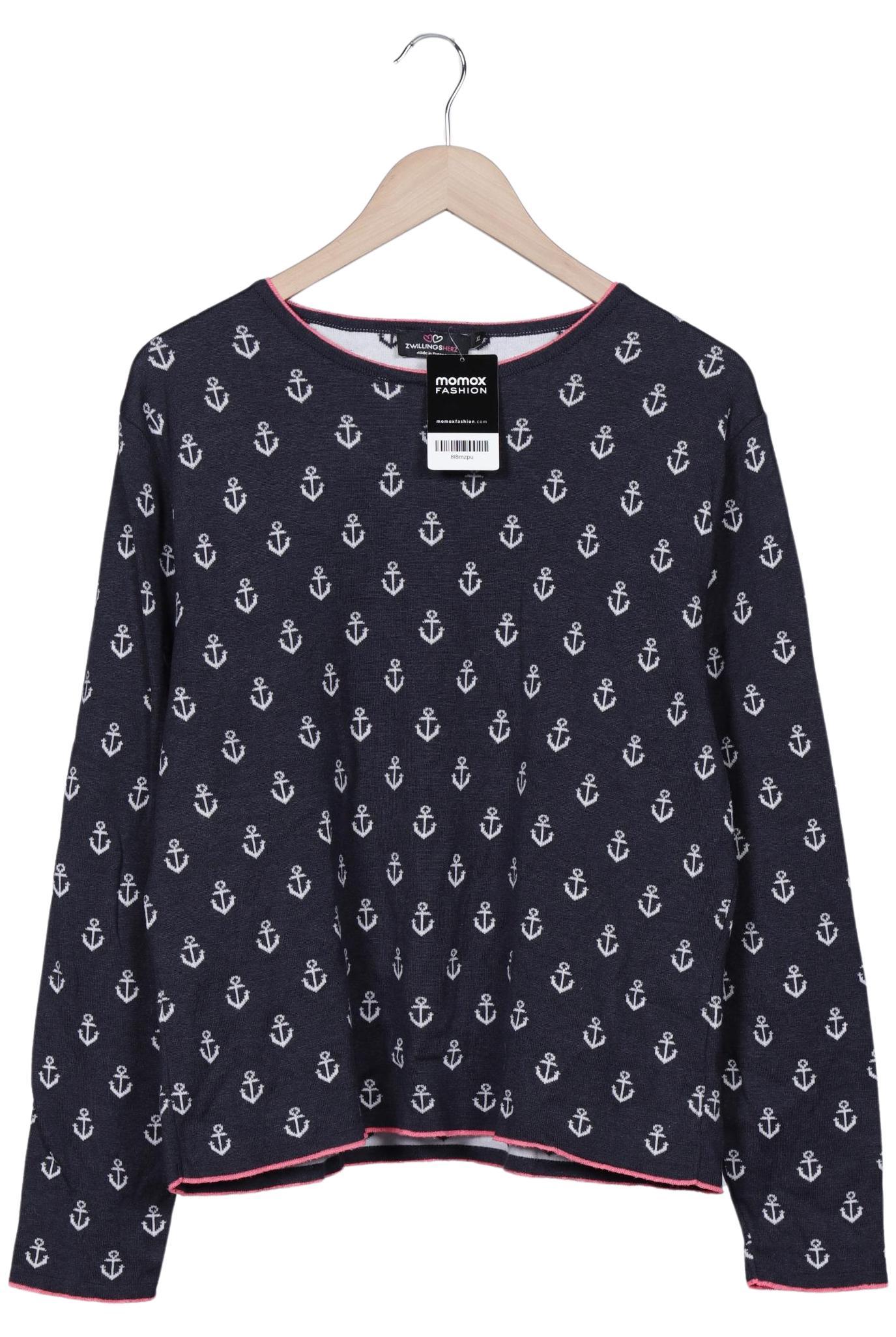 

Zwillingsherz Damen Pullover, marineblau, Gr. 44