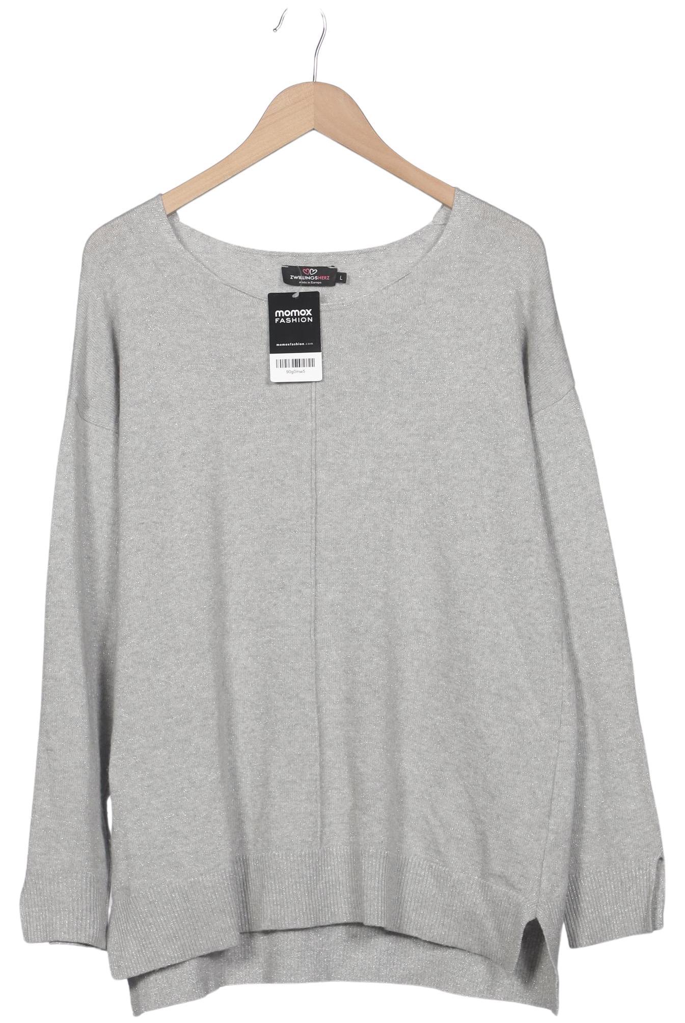 

Zwillingsherz Damen Pullover, grau, Gr. 42