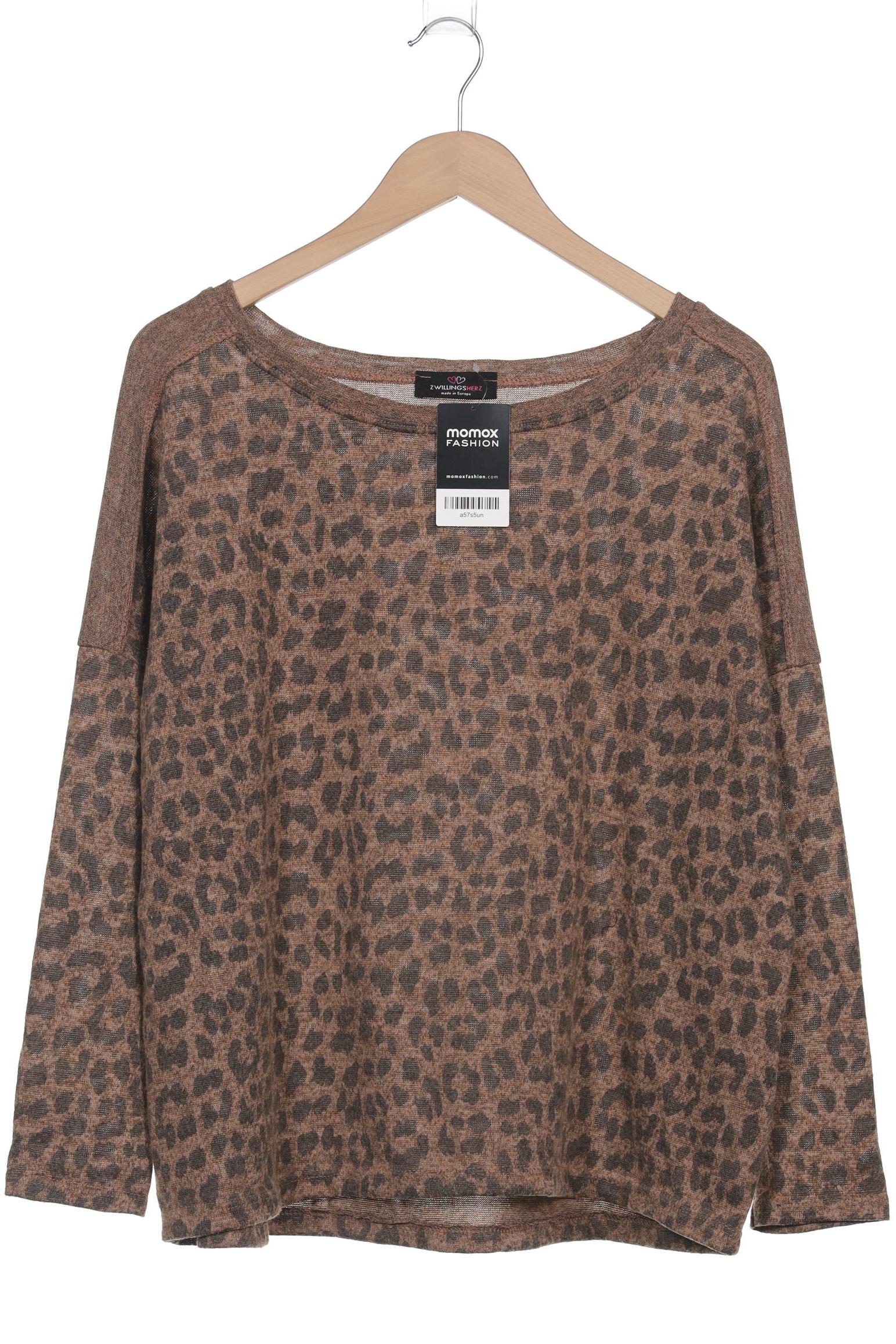 

Zwillingsherz Damen Pullover, braun, Gr. 48