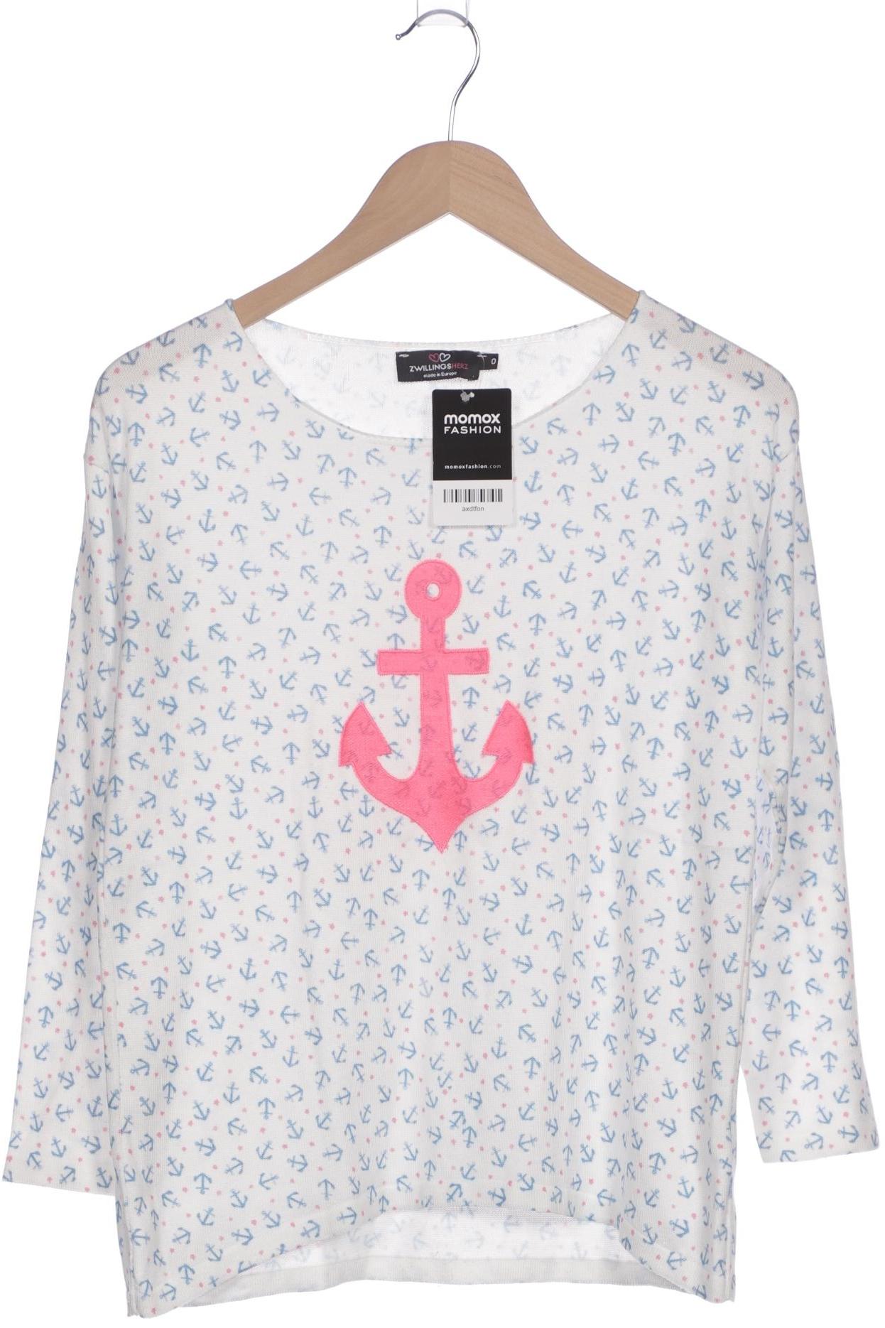 

Zwillingsherz Damen Pullover, blau, Gr. 0
