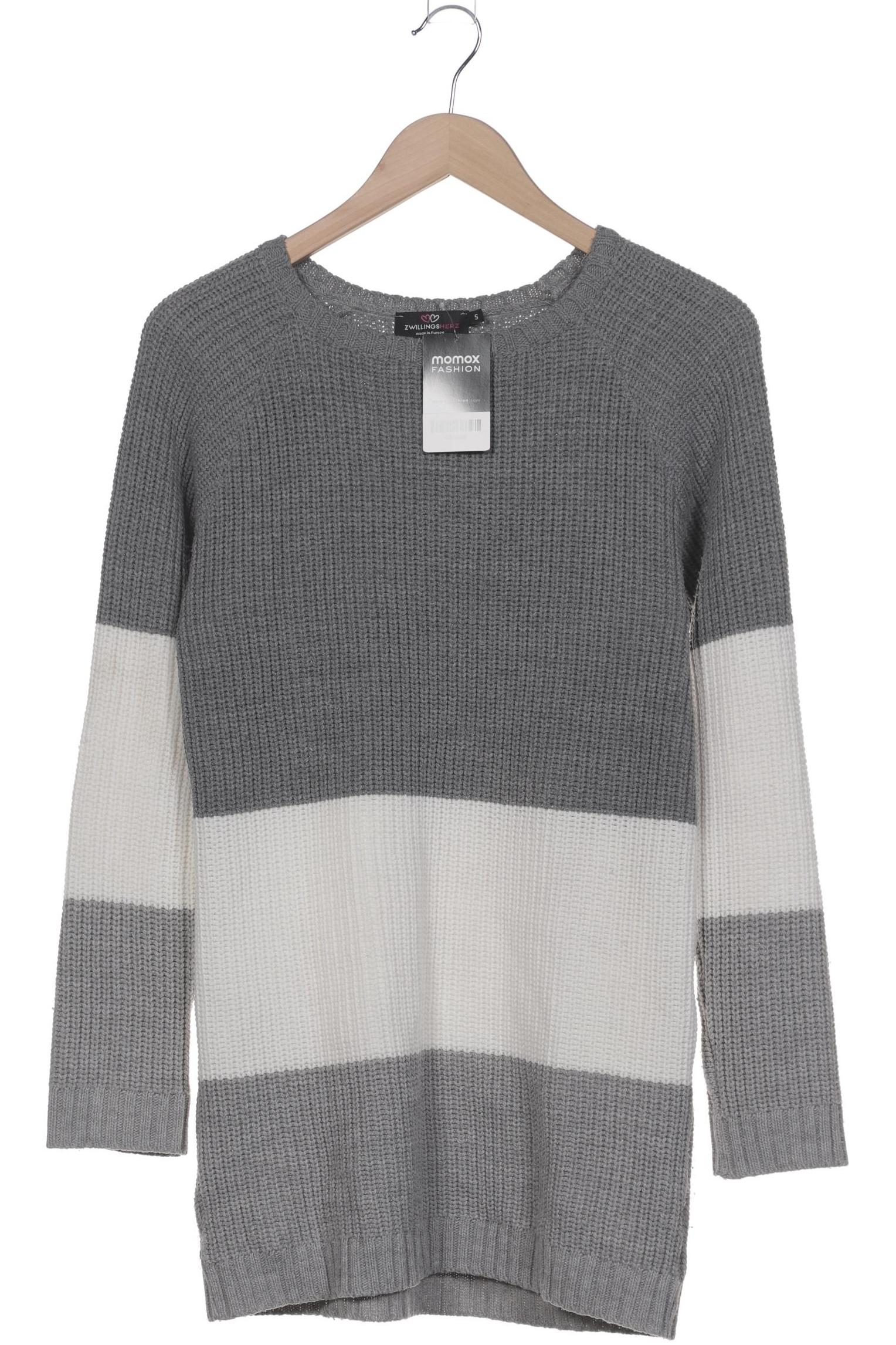

Zwillingsherz Damen Pullover, grau, Gr. 36