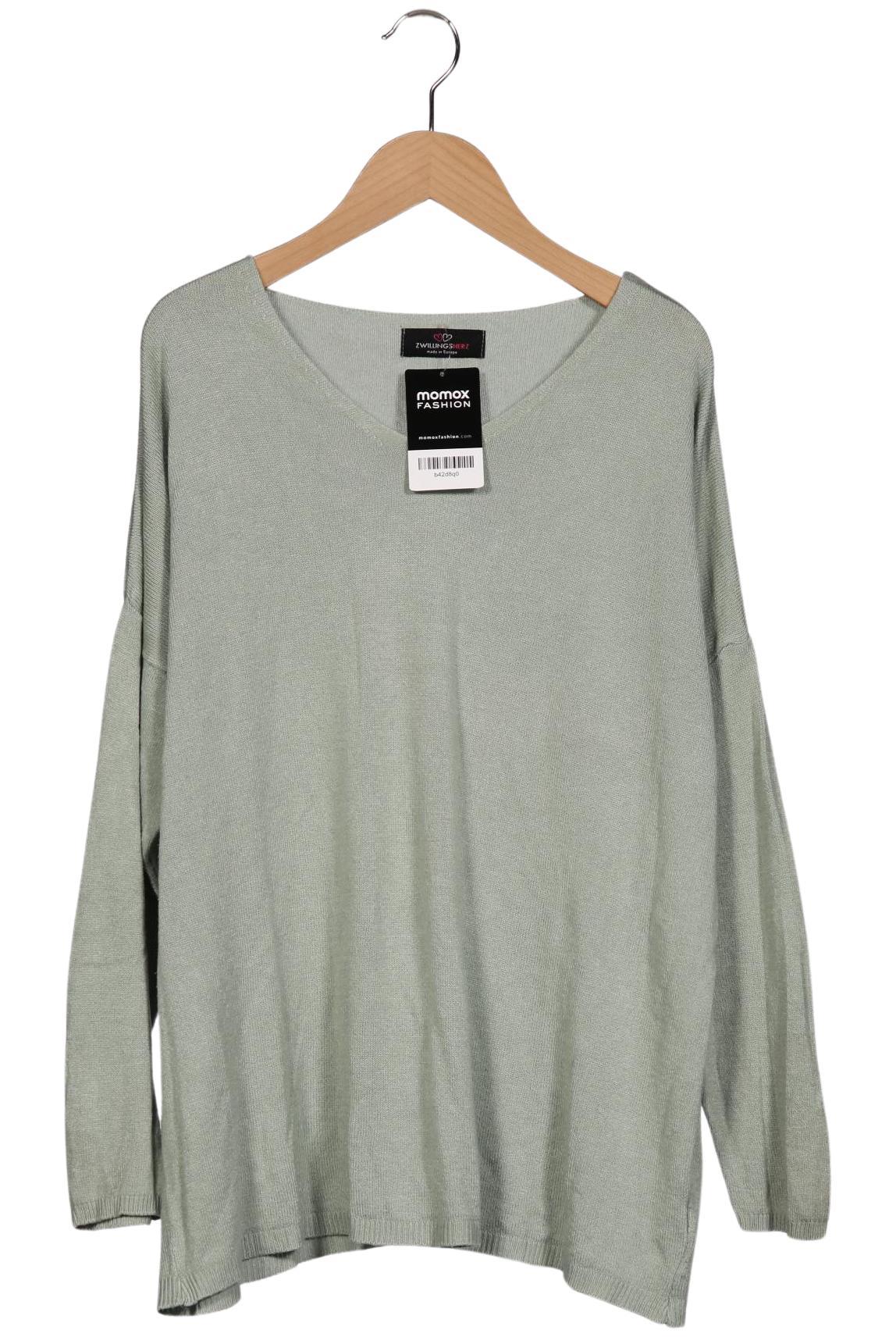 

Zwillingsherz Damen Pullover, hellgrün, Gr. 48