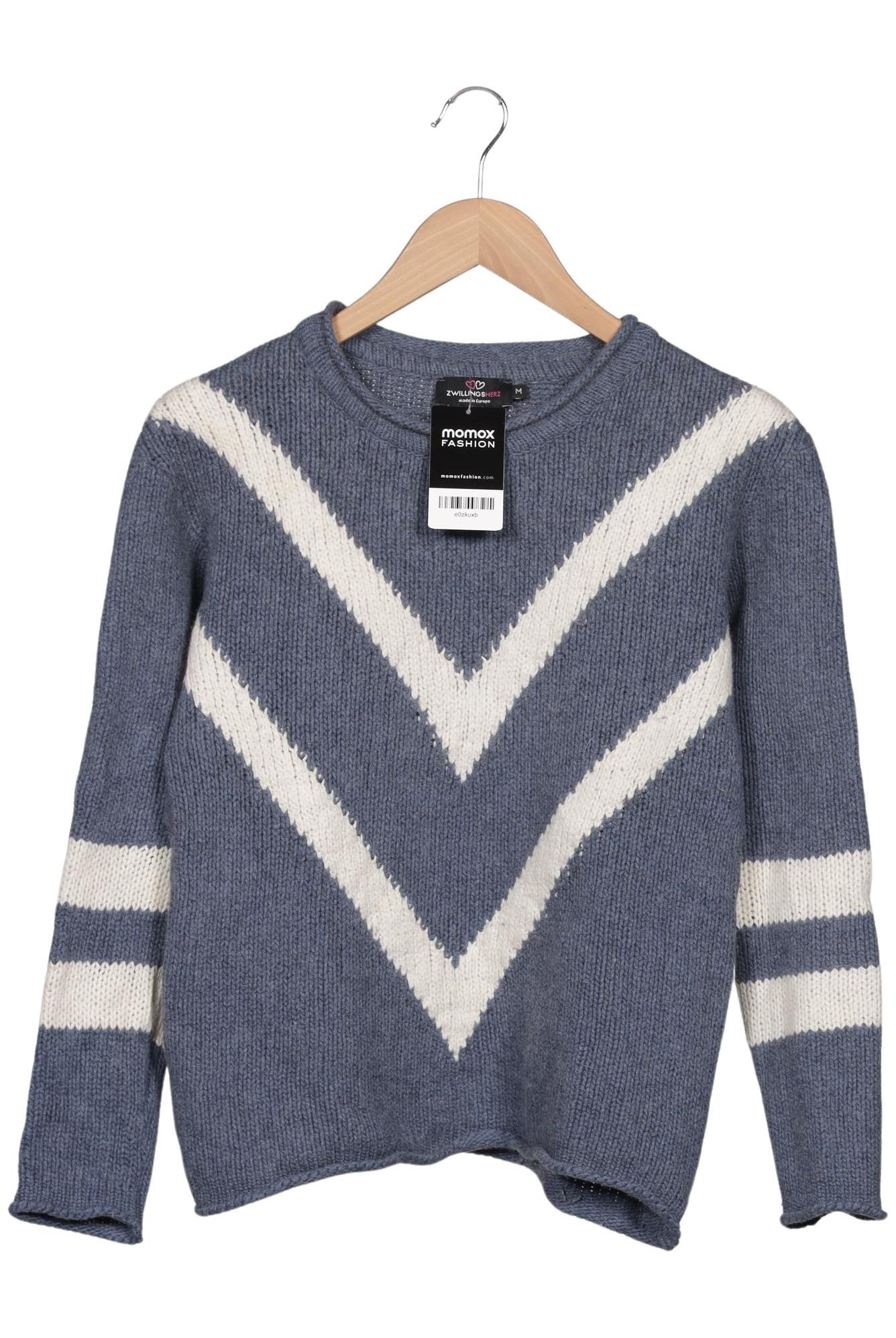 

Zwillingsherz Damen Pullover, blau, Gr. 38