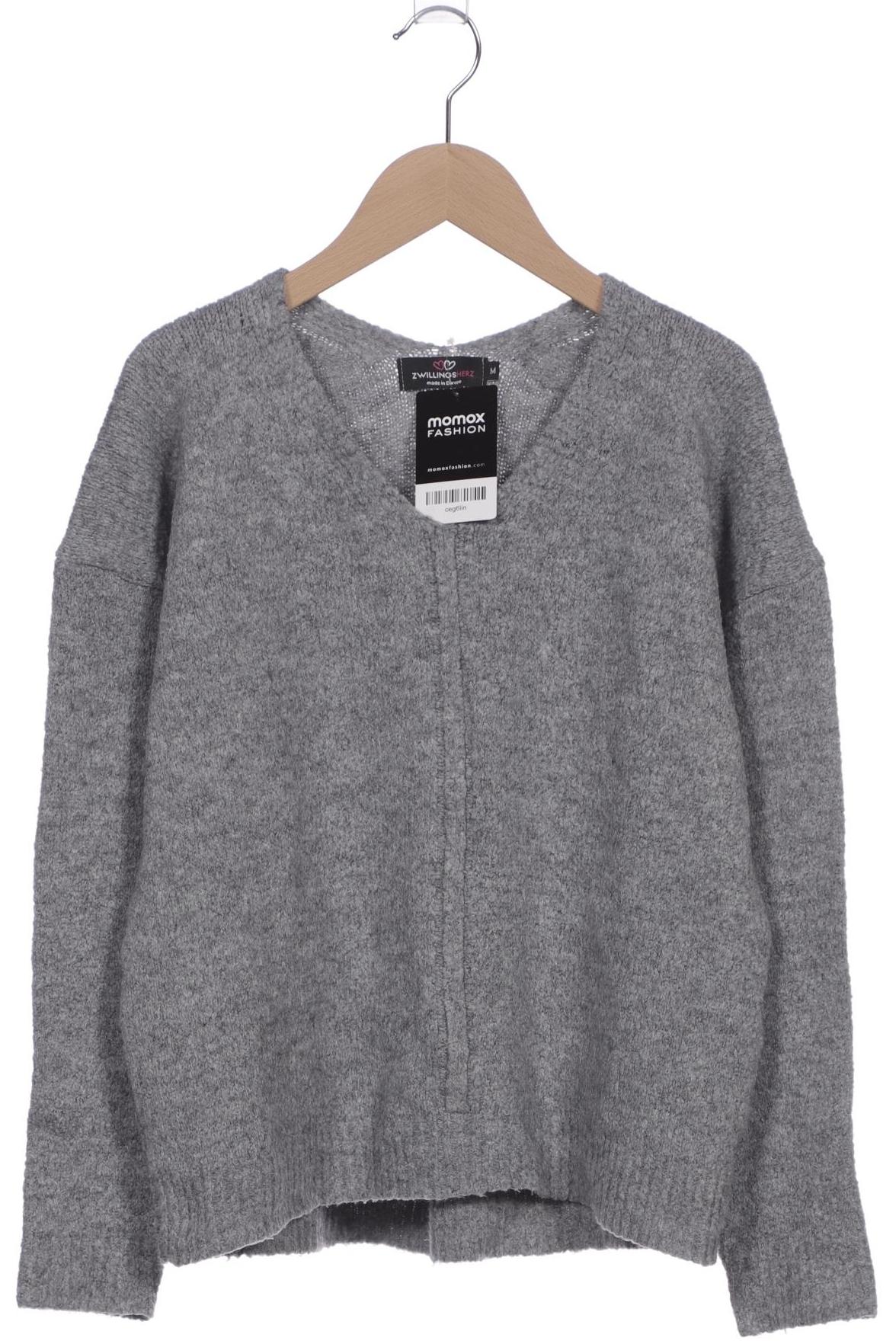 

Zwillingsherz Damen Pullover, grau, Gr. 38