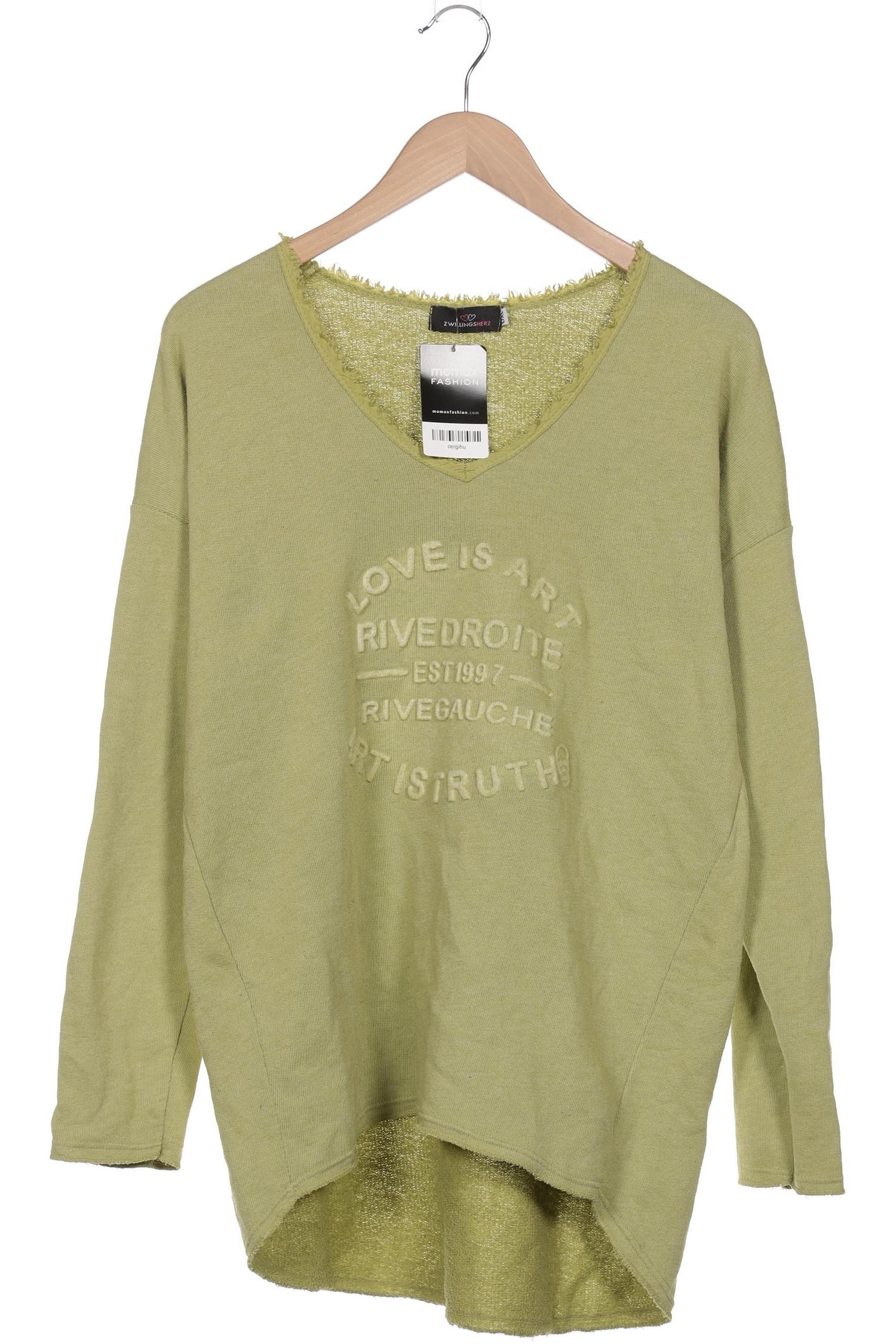 

Zwillingsherz Damen Pullover, hellgrün, Gr. 42