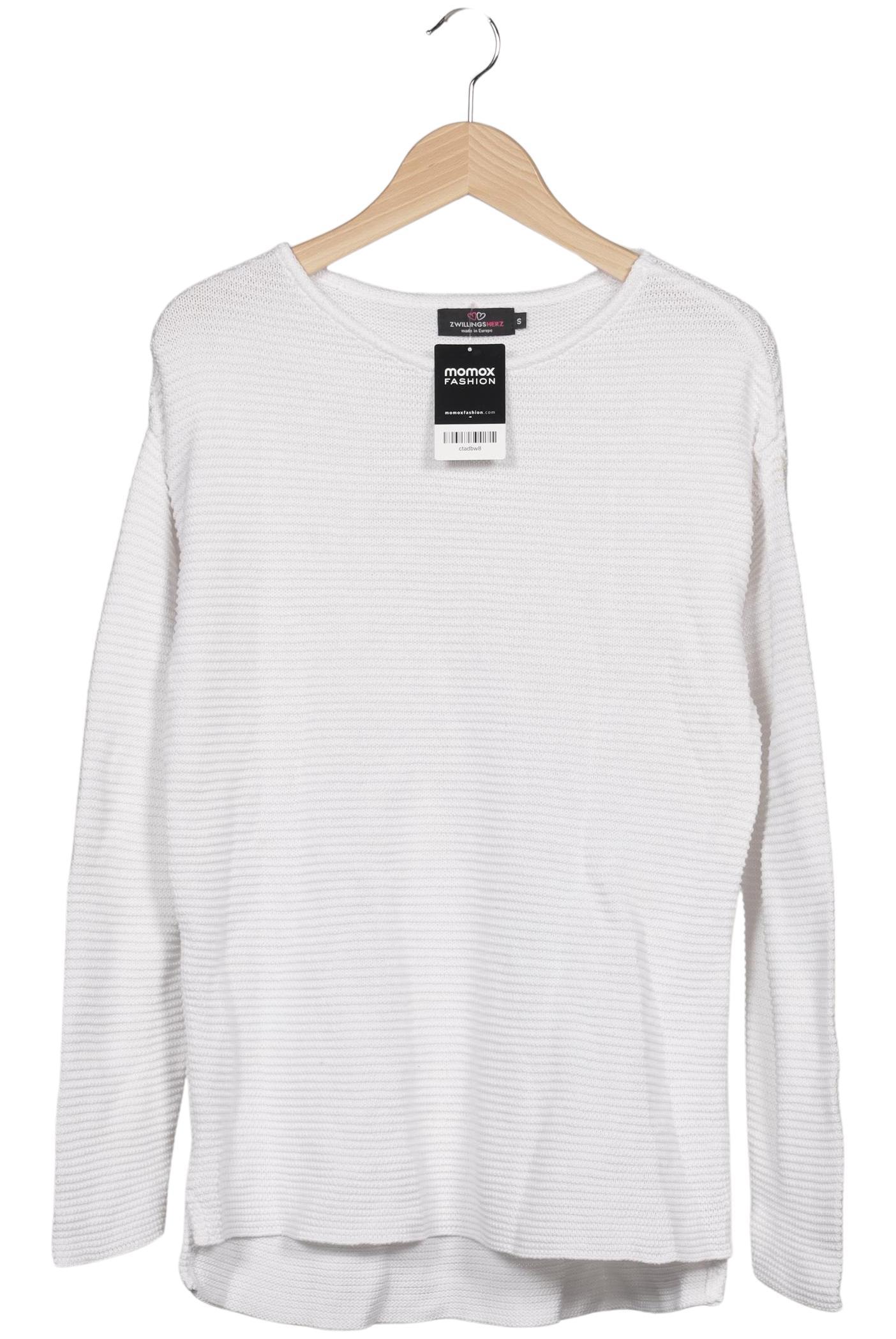 

Zwillingsherz Damen Pullover, weiß, Gr. 36
